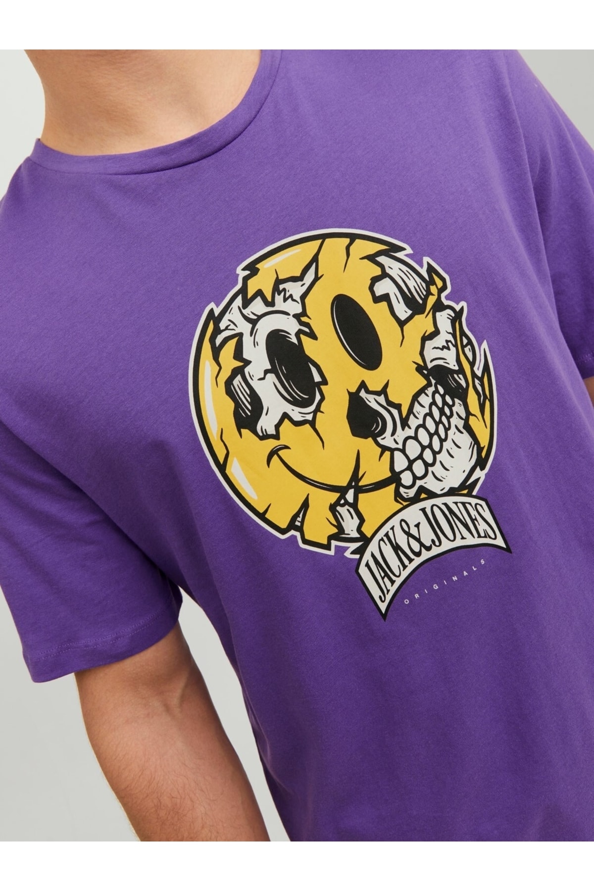 تیشرت مردانه بنفش جک اند جونز | TYC00752384317 اورجینال - تصویر 5