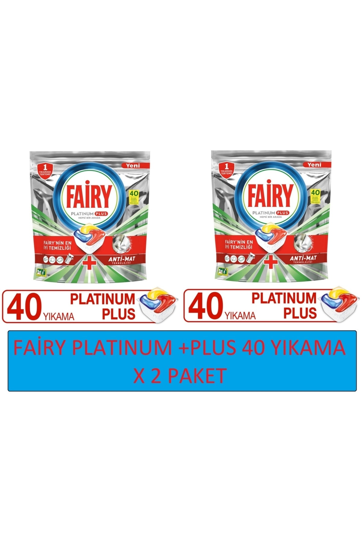 Fairy Platinum Plus Bulaşık Makinesi Deterjanı Kapsülü/tableti 80 Yıkama ZO9286