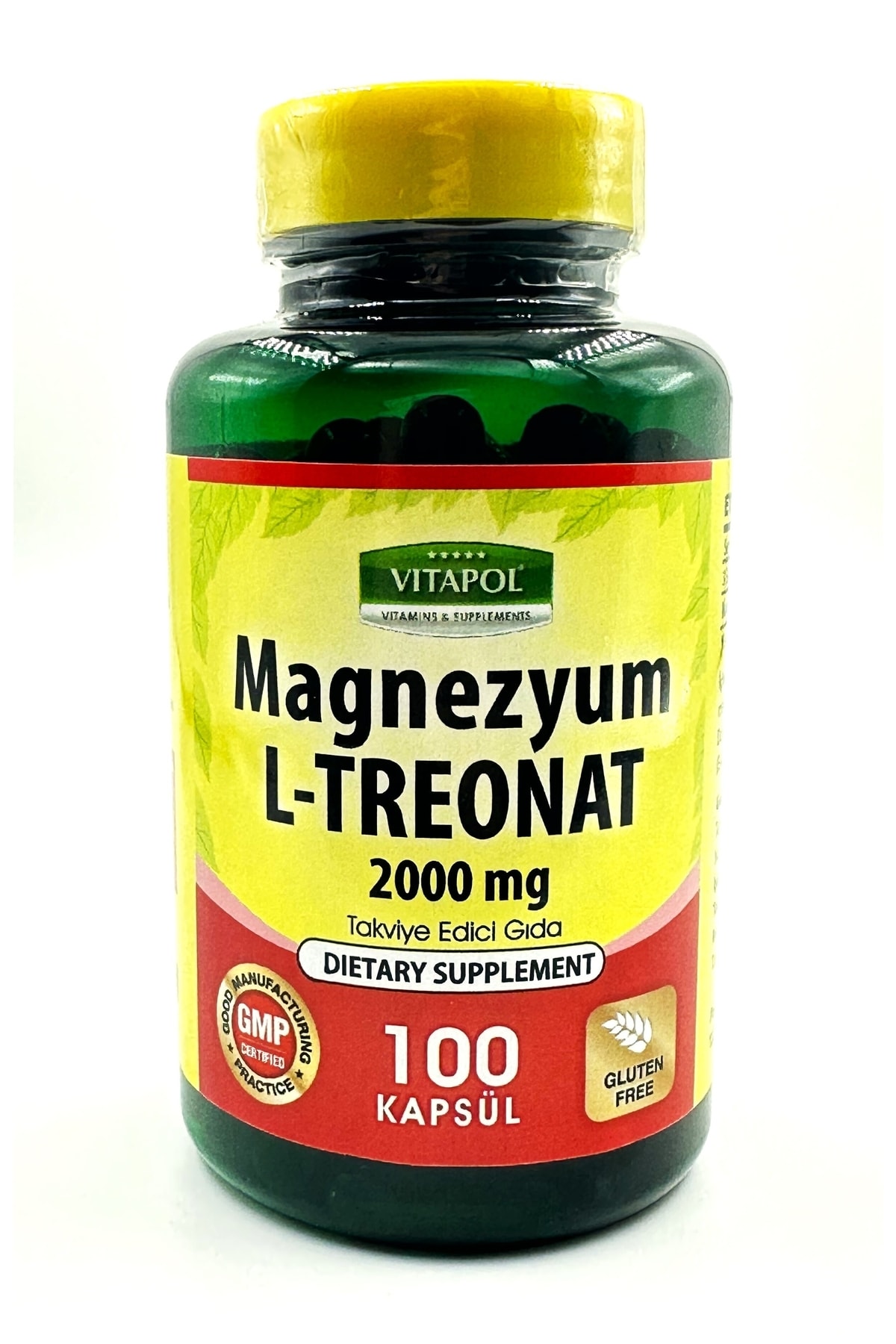 Vitapol Magnezyum L-treonat 2000 Mg 100 Vegan Kapsül