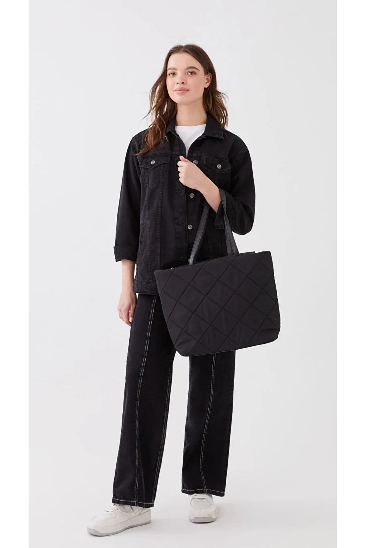کیف رودوشی زنانه لحاف پارچه ای چتر نجات LC Waikiki