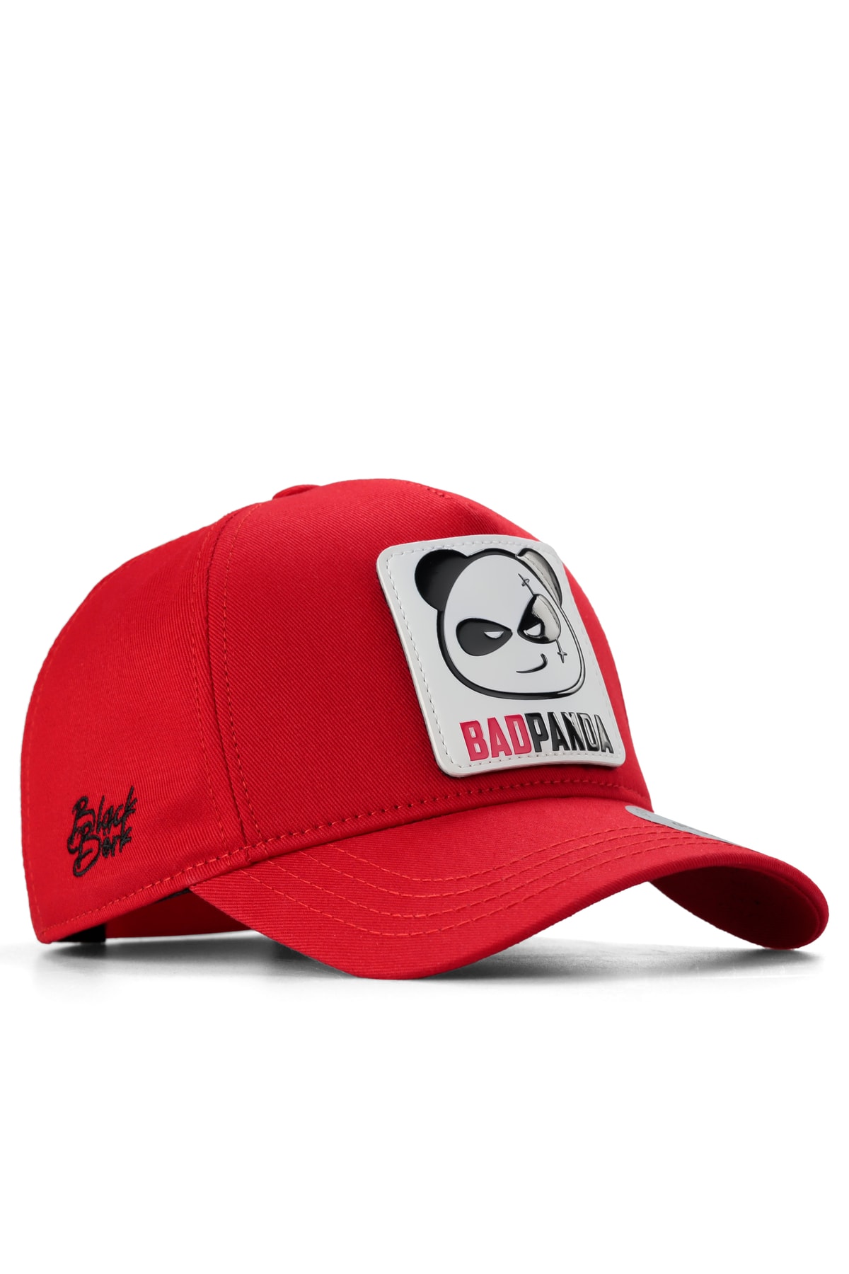 BlackBörk V1 Unisex Panda2 Hayvan Logolu Kırmızı Baseball Cap Şapka