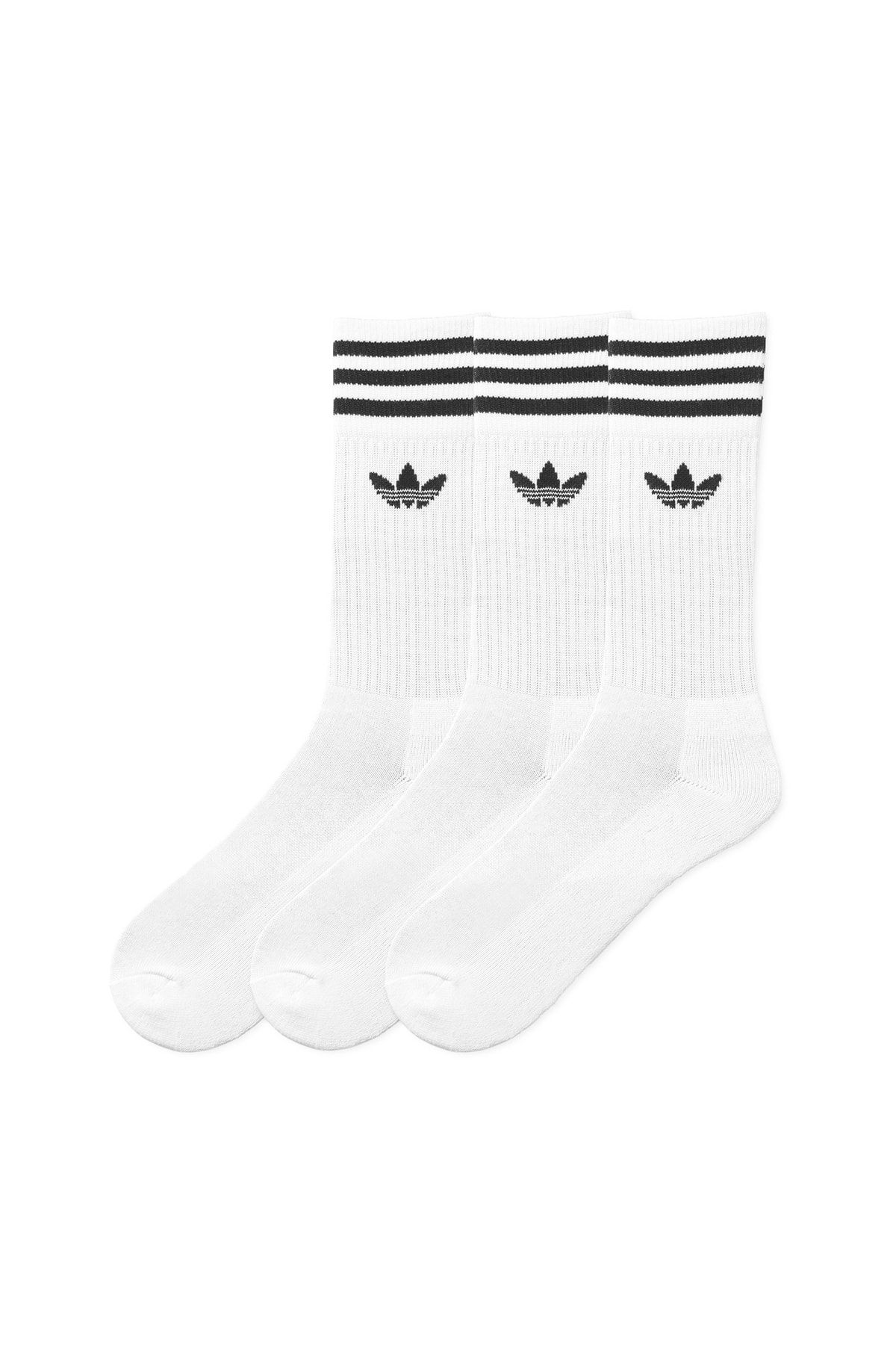 adidas Beyaz Unisex Çorap S21489 Solıd Crew Sock