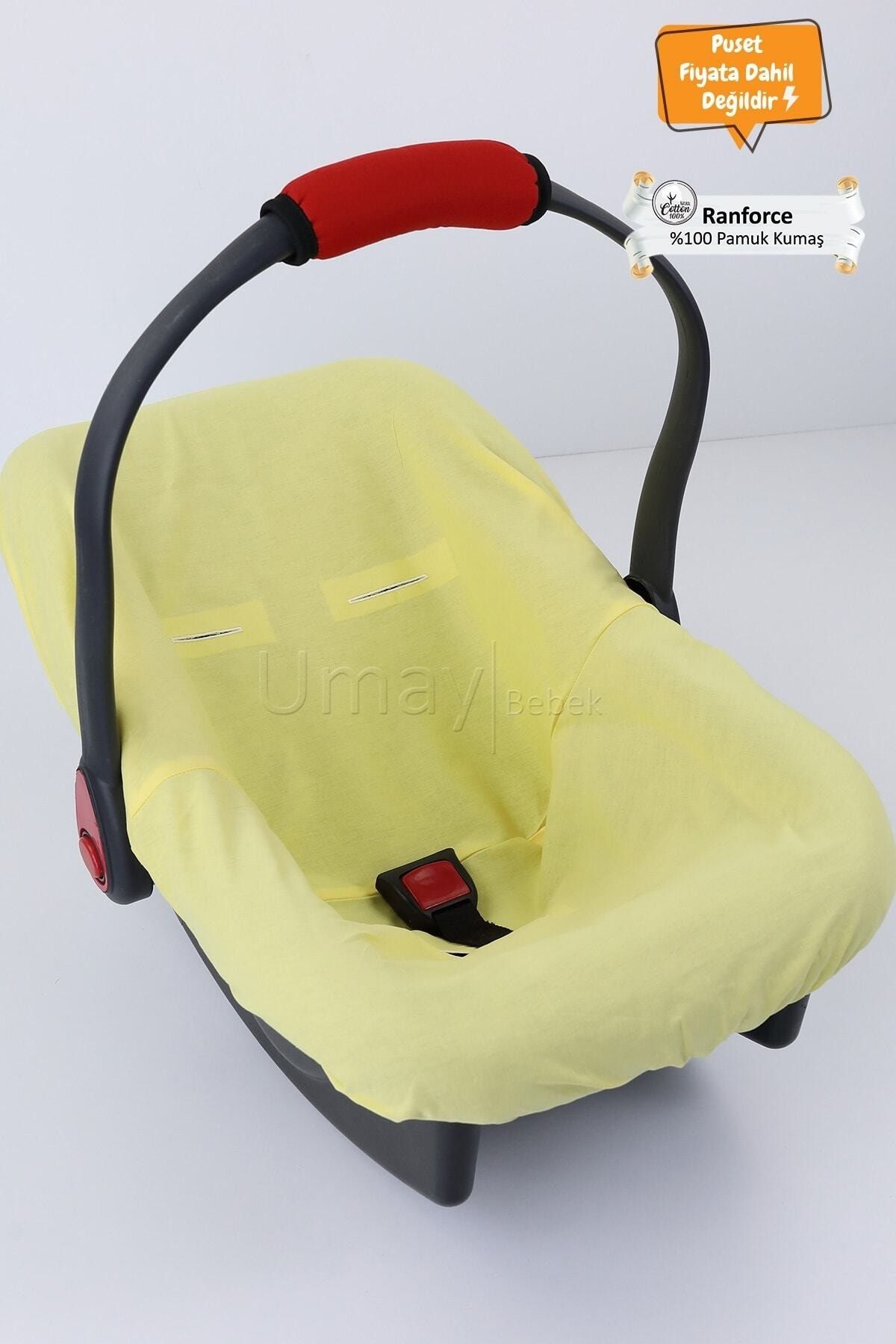 Umaybebek-2 Pieces - Stroller Cushion with Waist Support, Stroller Sheet, Cotton Fabric - Original Product 2