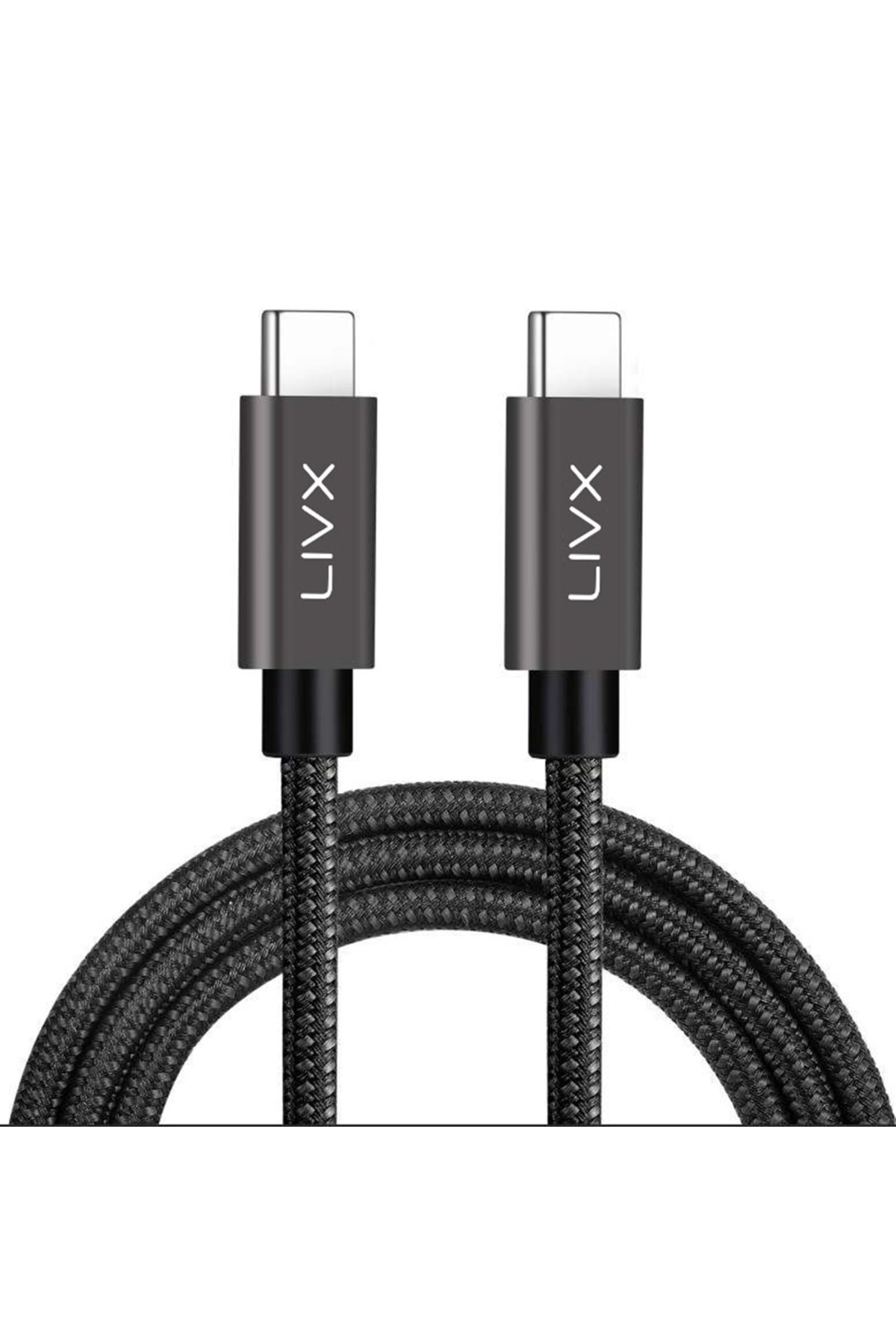 Force 100w Usb-c To Usb-c 3.1 Gen2 10 Gbps 4k@60hz Fast Charging Data And Display Cable Braided 1m
