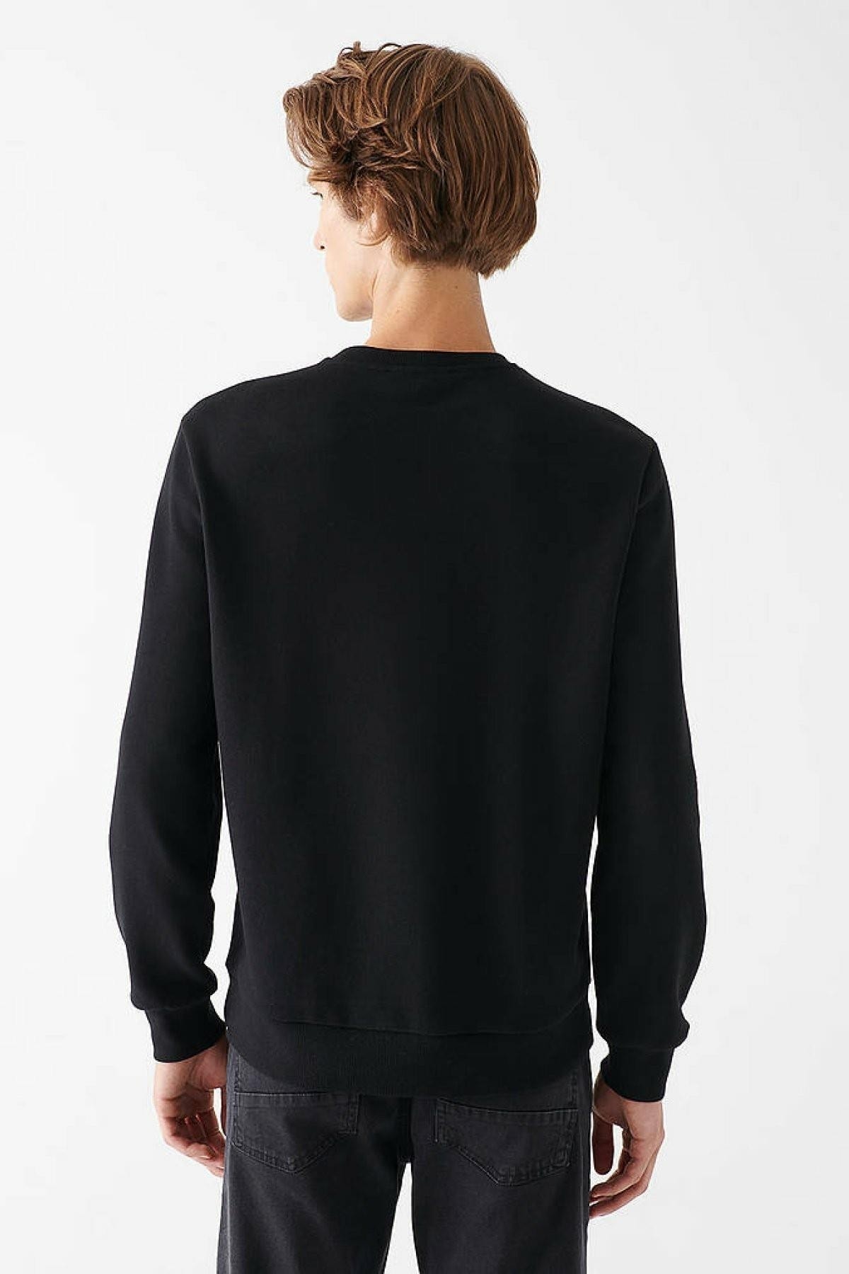 سویشرت مردانه مشکی ماوی | 065751-900-STD اورجینال - تصویر 4