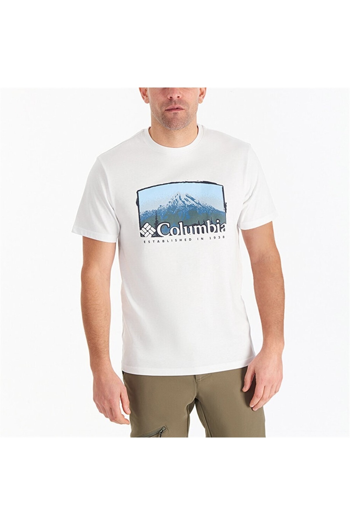 Columbia Csc M Foggy Haven Ss Tee Kısa Kollu Erkek Tişört
