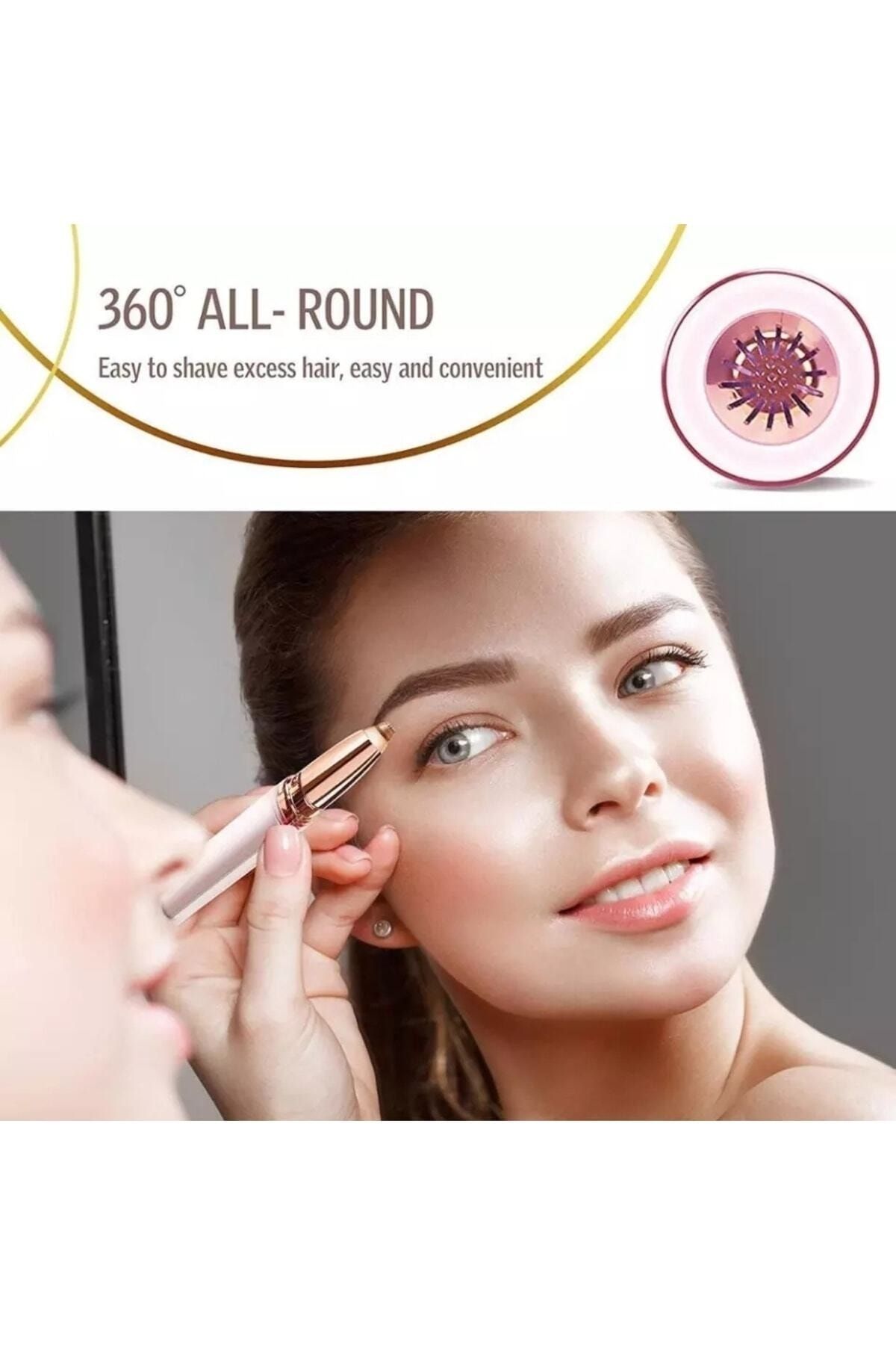 Formlife Elektrikli Kaş Düzeltici Epilasyon Göz Kaş Mini Shaper Tıraş Ağrısız Jilet Yüz Saç Çıkarıcı