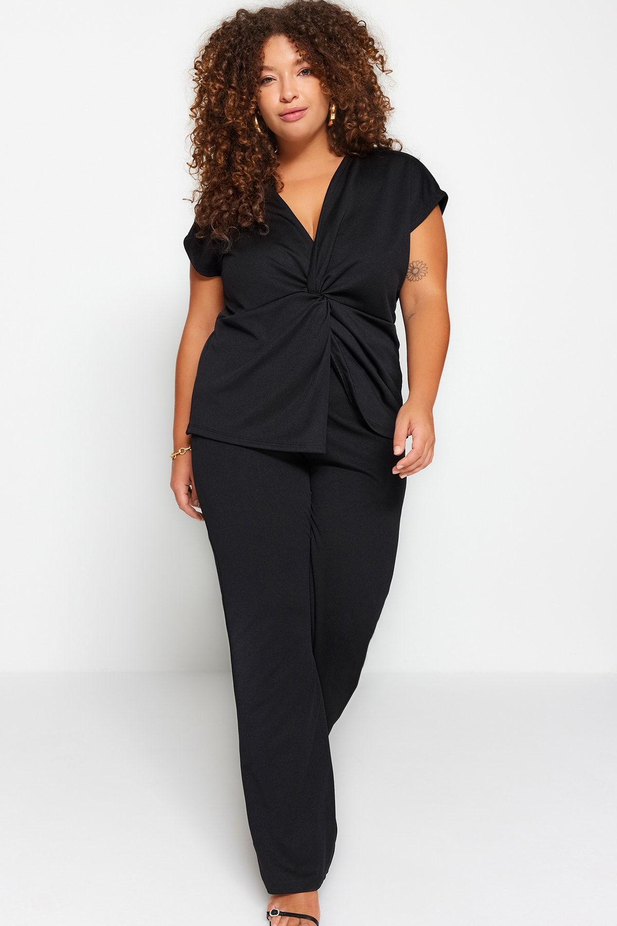 Plus size two clearance piece jumpsuits