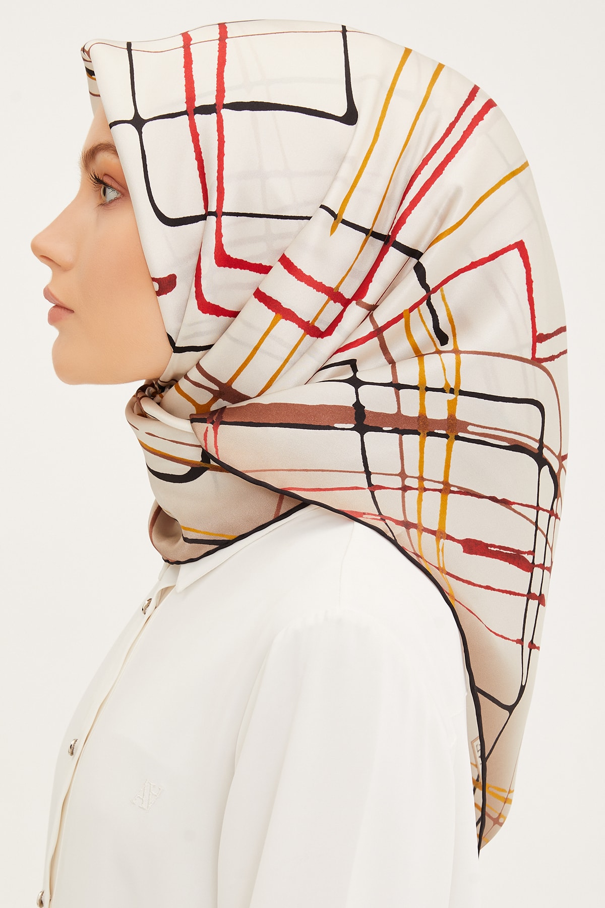 روسری زنانه آرمینه | E23YA8948D01 Armine - Image 3