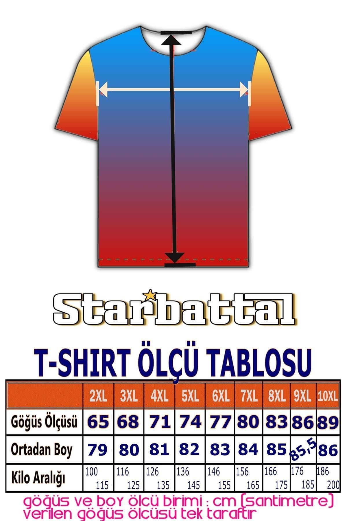 Starbattal-Tricou cu imprimeu pentru bărbați de mărime mare Lion 23138 verde militar 4