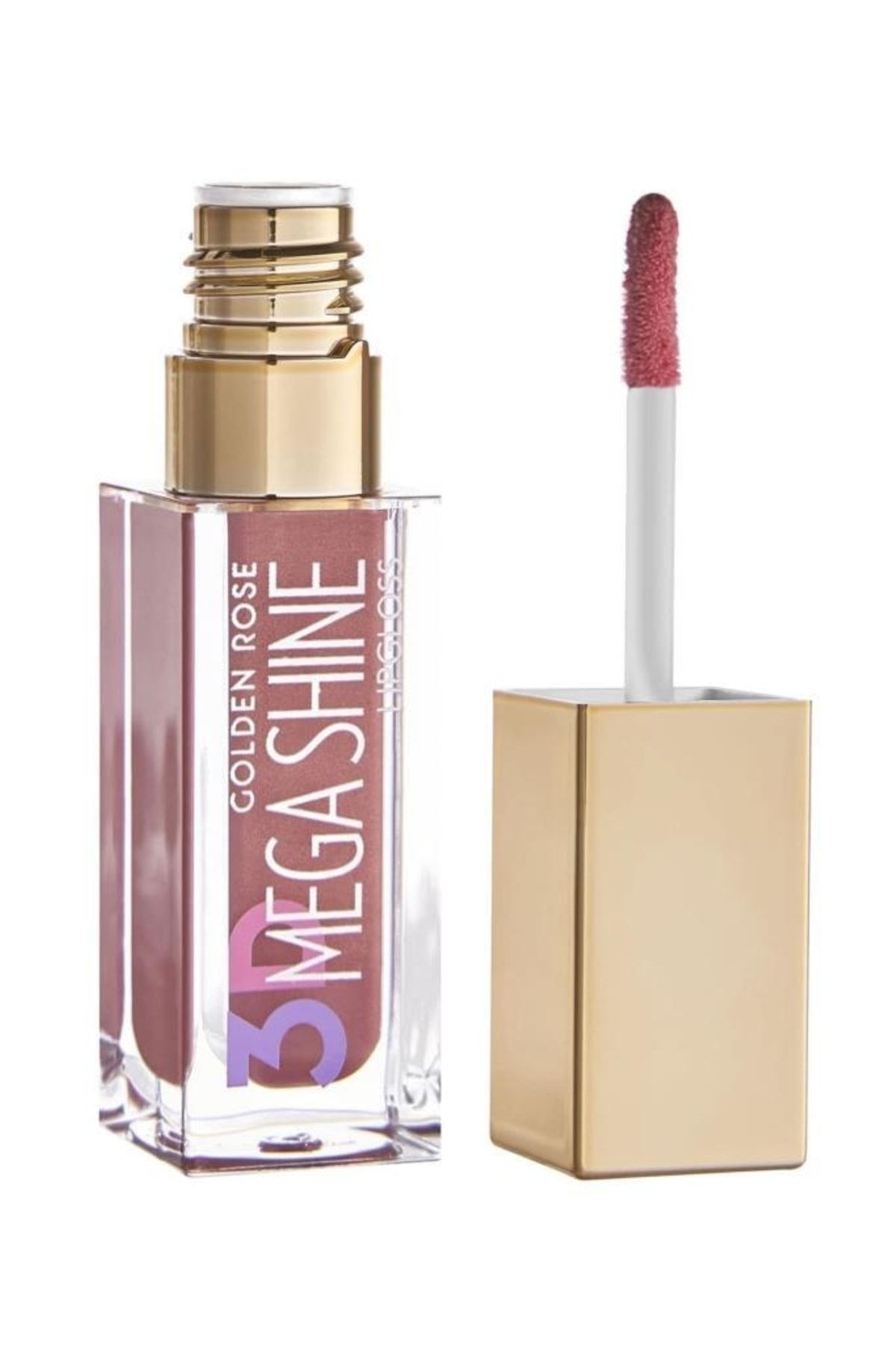 رژ لب 3d Mega Shine No:117 Shimmer Golden Rose