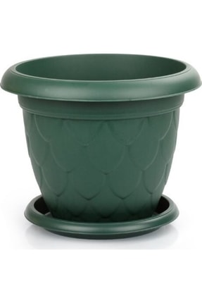 SERİNOVA Damla Saksı 37 Lt Yeşil 3'lü Takım