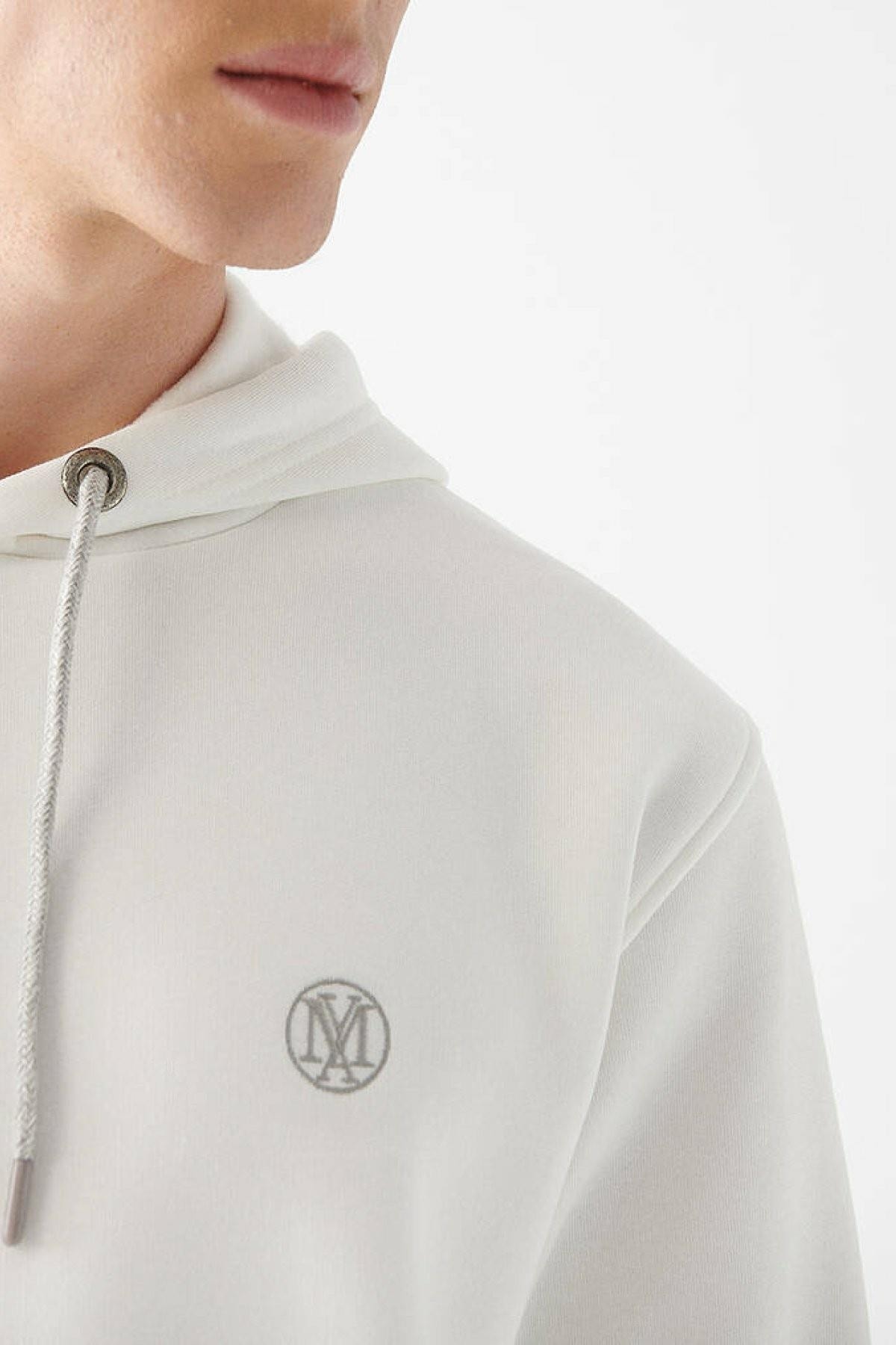 سویشرت مردانه سفید ماوی | 065809-34519-STD اورجینال - تصویر 5