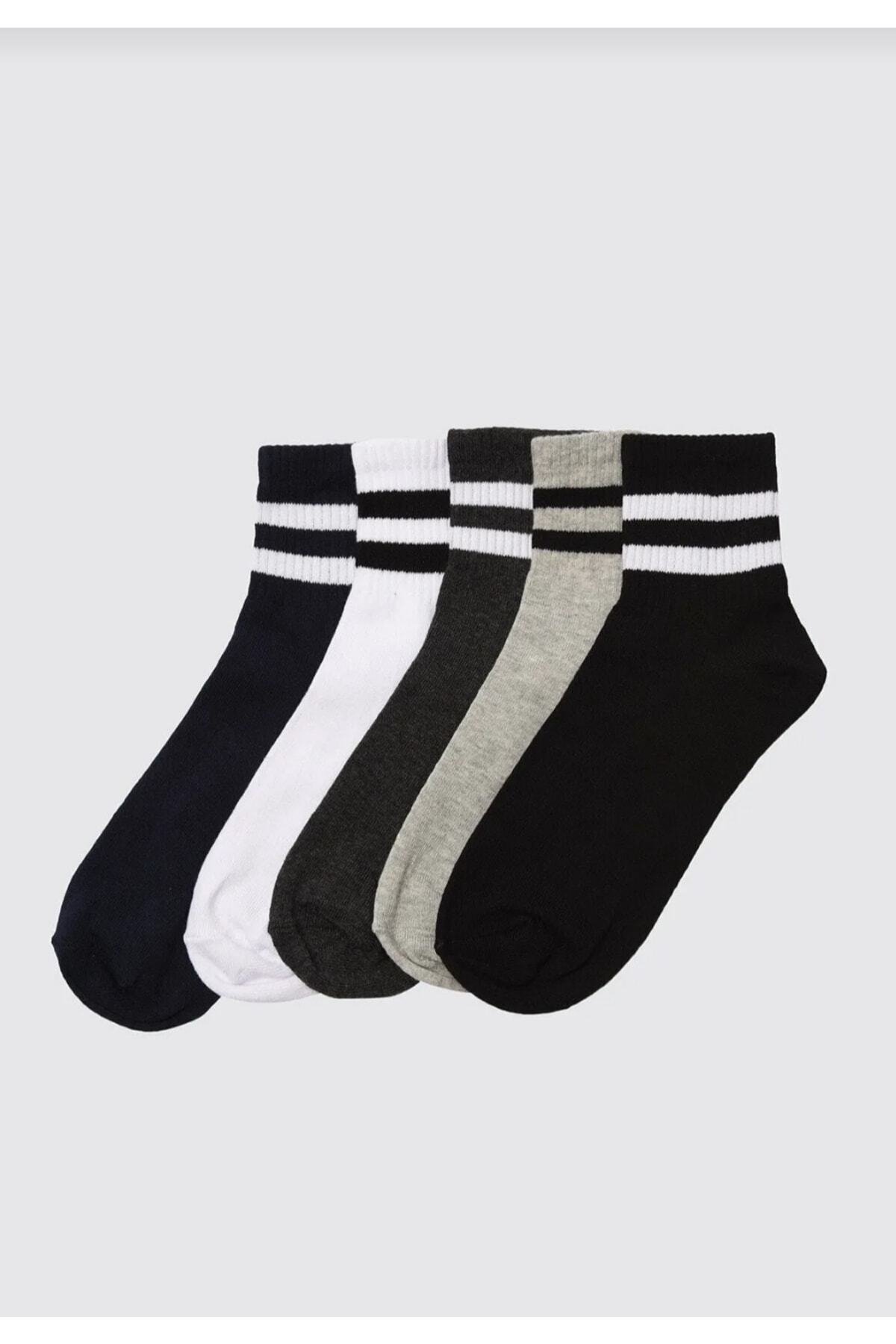 5 Li Tenis Çemberli Kolej Unisex Kadin Erkek Çorap · TYB9ION25O3A66AP91