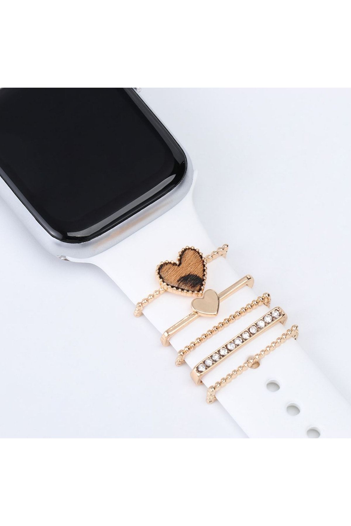 KVK PR VACY Heart Apple Watch Charm Smart Watch Band Charm Trendyol