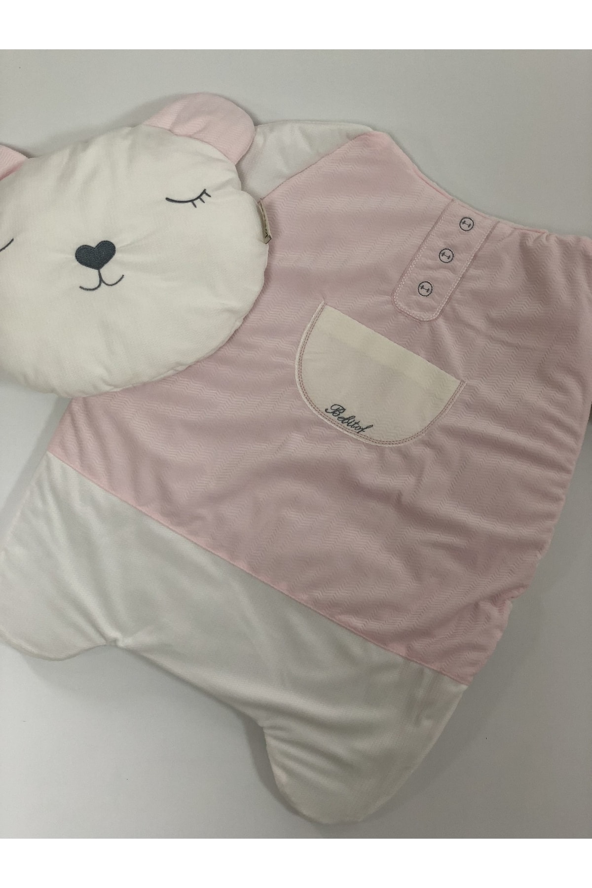 Bebitof Alt Açma Seti - Alt Açma Oyun Minderi Bebek Bakım Pembe fotoğrafı 4 (önizleme)