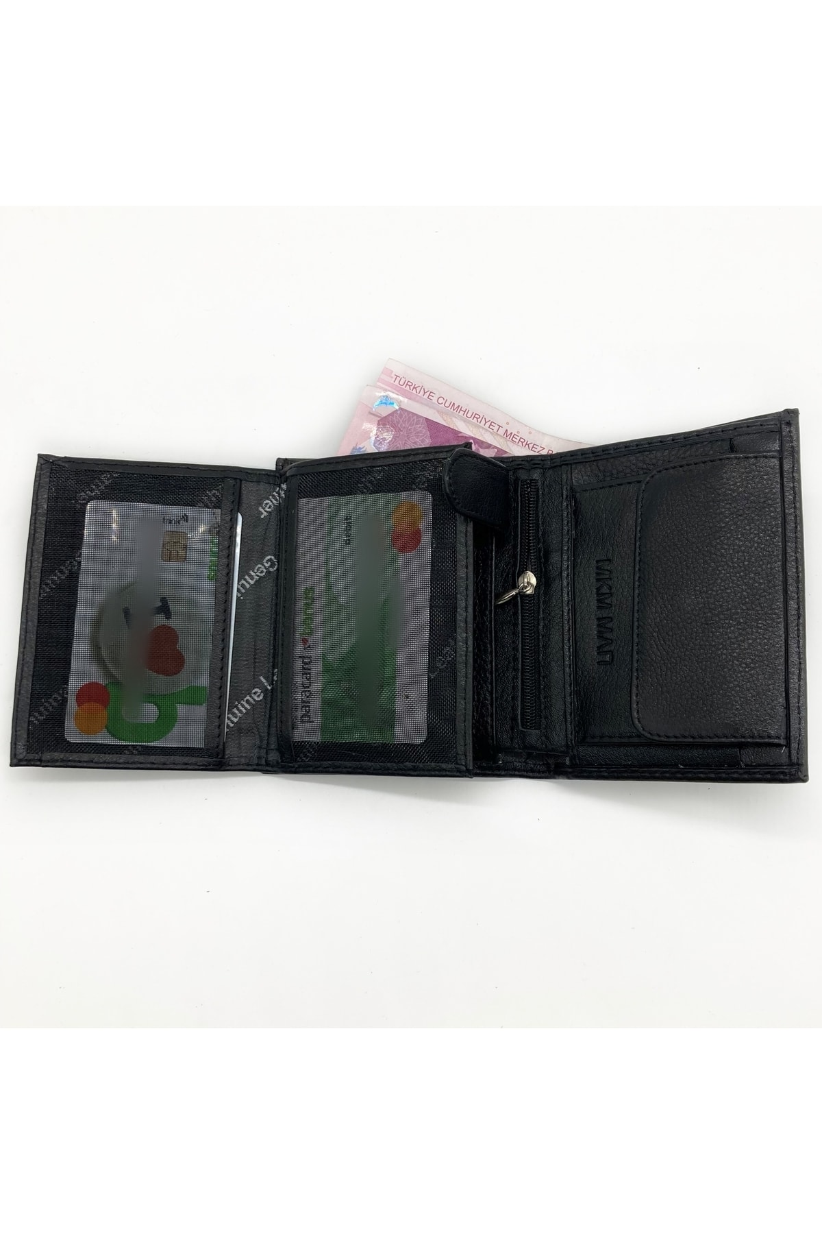 کیف پول مردانه مشکی Şener collection | SC060323-10 اورجینال - تصویر 2