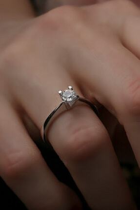 Laboratuvar Pırlantası Lp 0.75 Karat Tektaş Yüzük