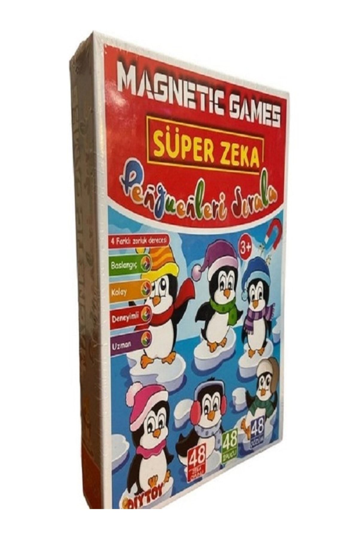 DIY Toys-Diytoy Magnetic Intelligence Game Sort the Penguins/intelligence Game/Box Game 1