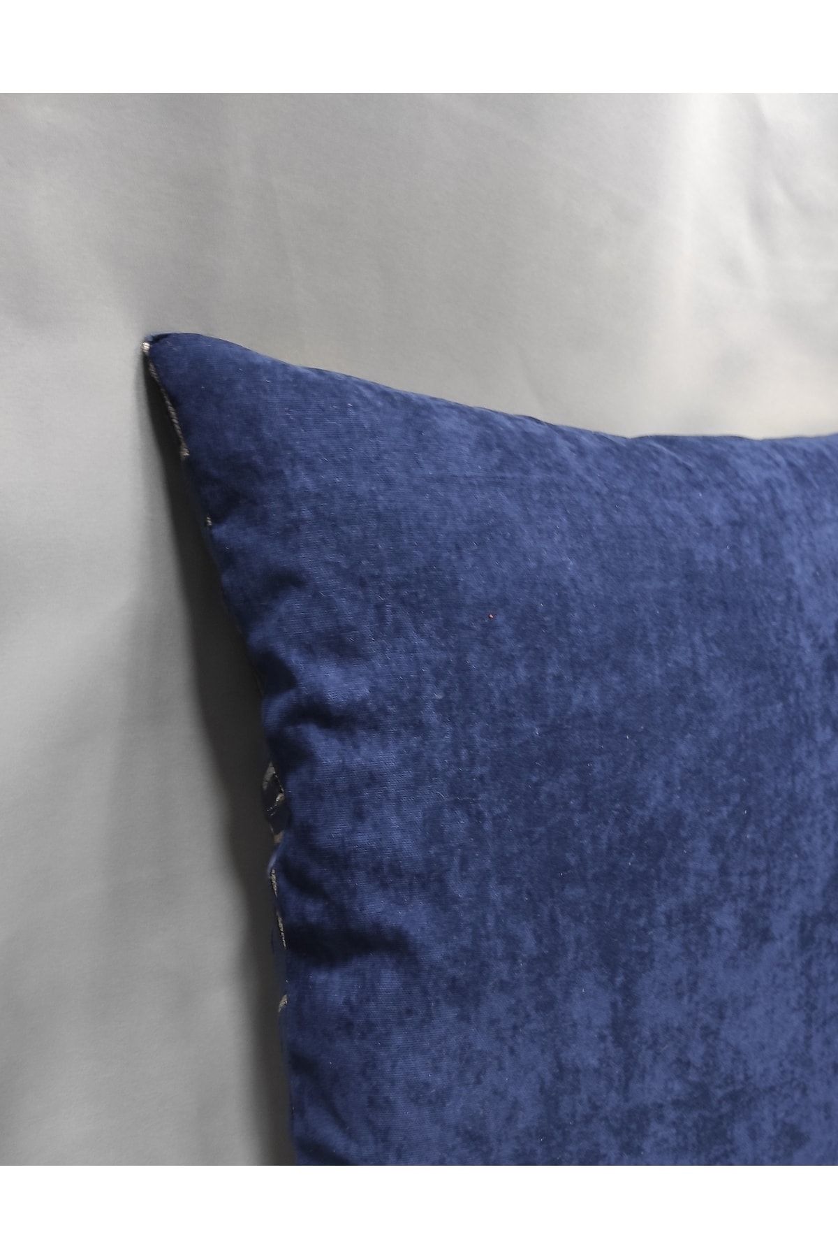 Evcimenhome Cushion Cushion Cover Dark blue Geometric Trendyol