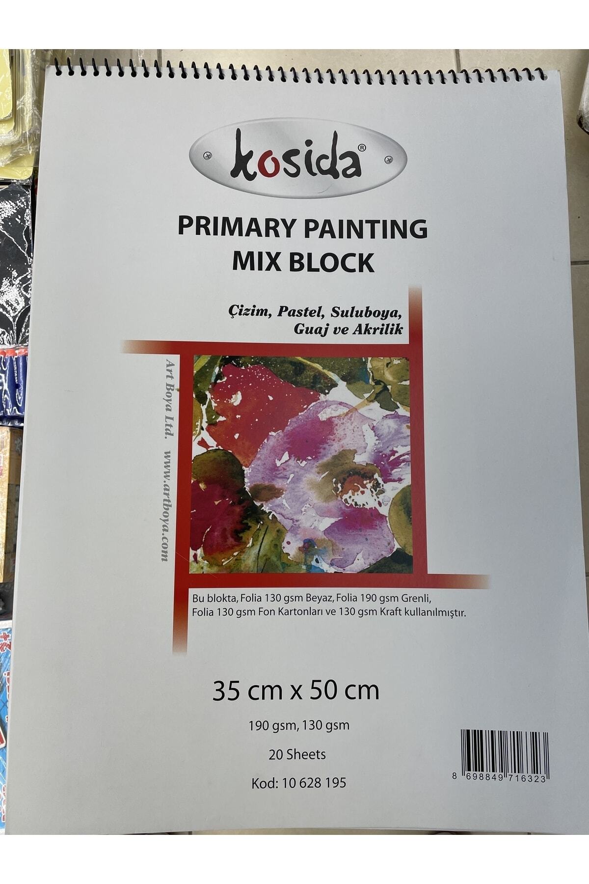 Ponart-Kosida Primary Painting Mix Block 35x50 Μικτό Βιβλίο Ζωγραφικής 2