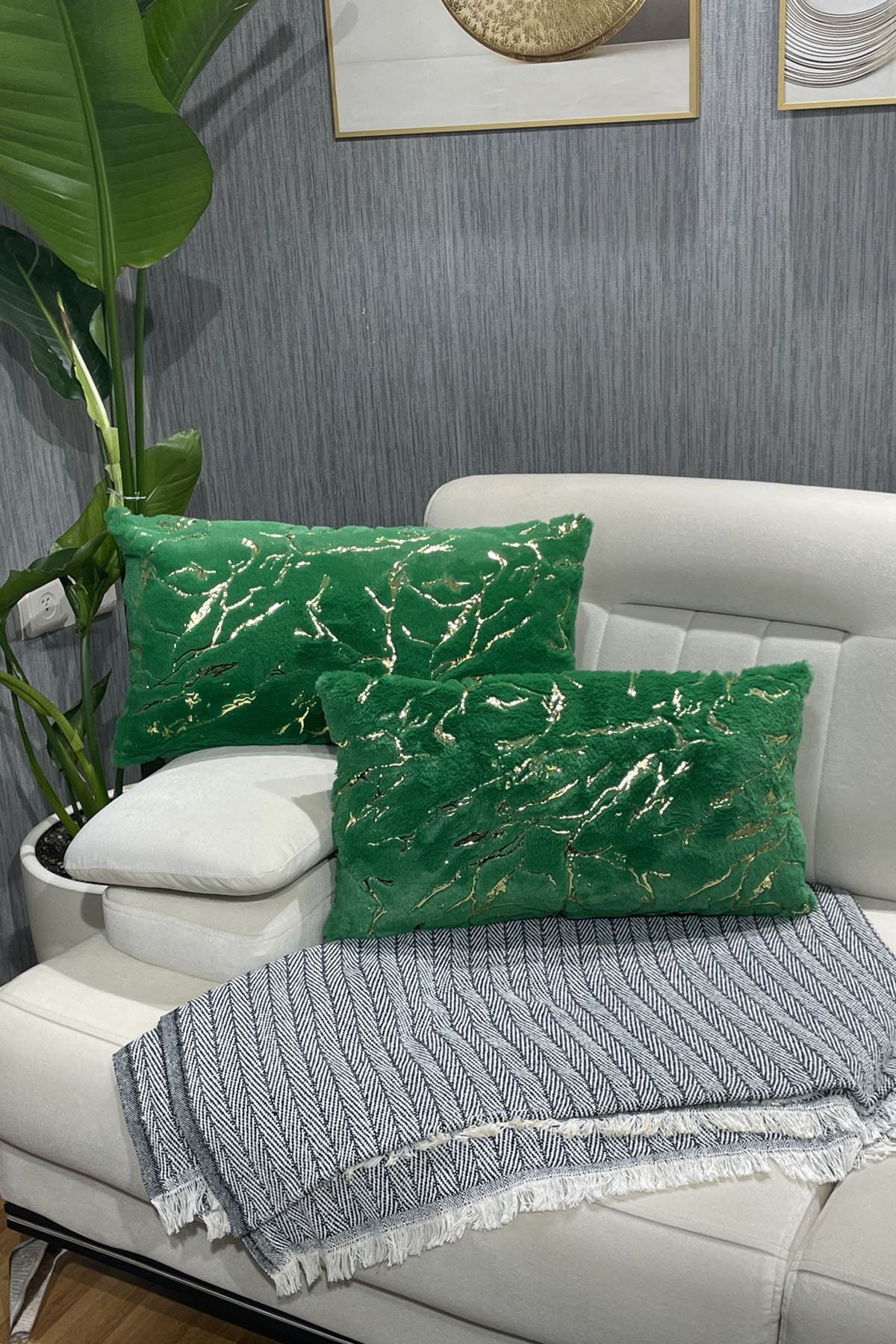 Green throw pillows new arrivals
