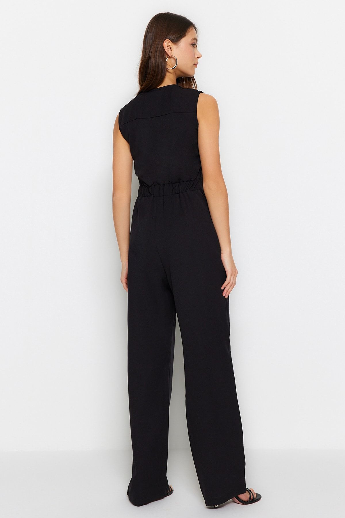 Trendyol Collection Jumpsuit Black Regular fit Trendyol