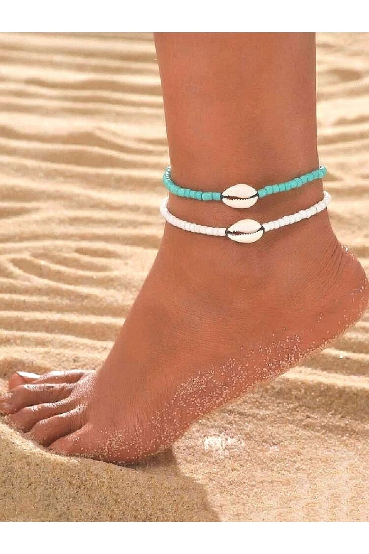 Seashell anklet store