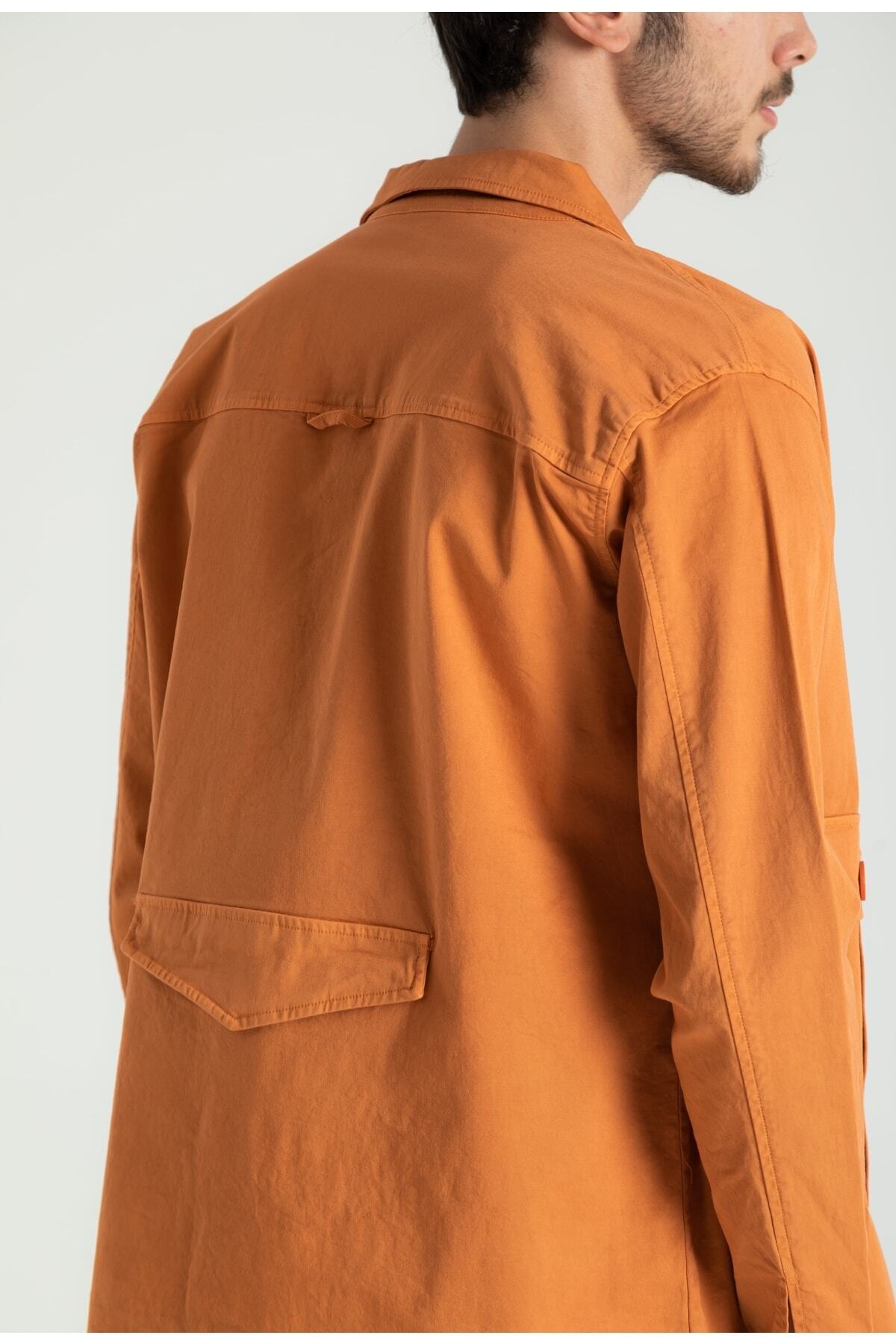 ژاکت مردانه نارنجی RUBYSTARS | 4313 اورجینال - تصویر 6