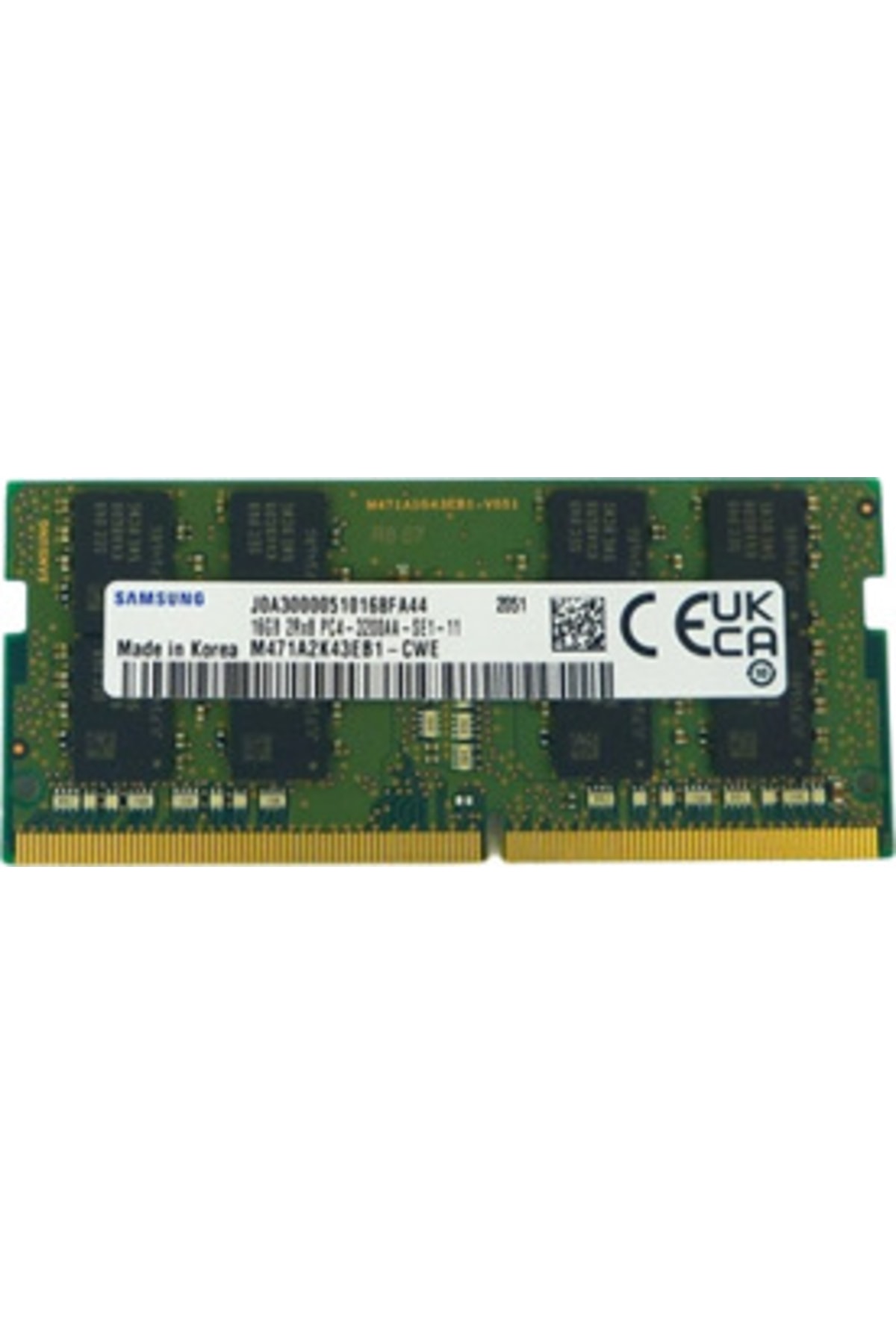 Samsung 16 Gb Ddr4 3200 Mhz Sodımm Cl22 Kutusuz (m471a2k43eb1-cwe