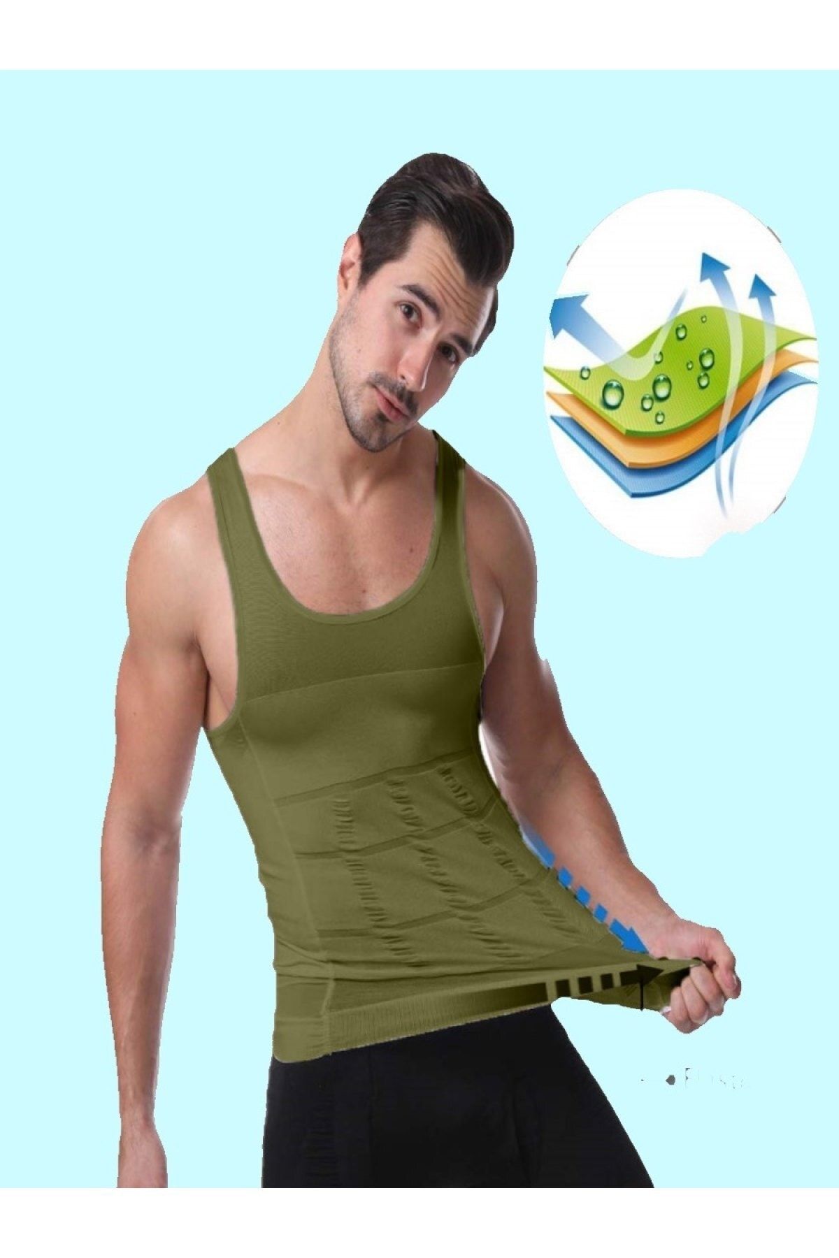 Mistirik Compression Shirts for Men - Mens Slimming Body Shaper