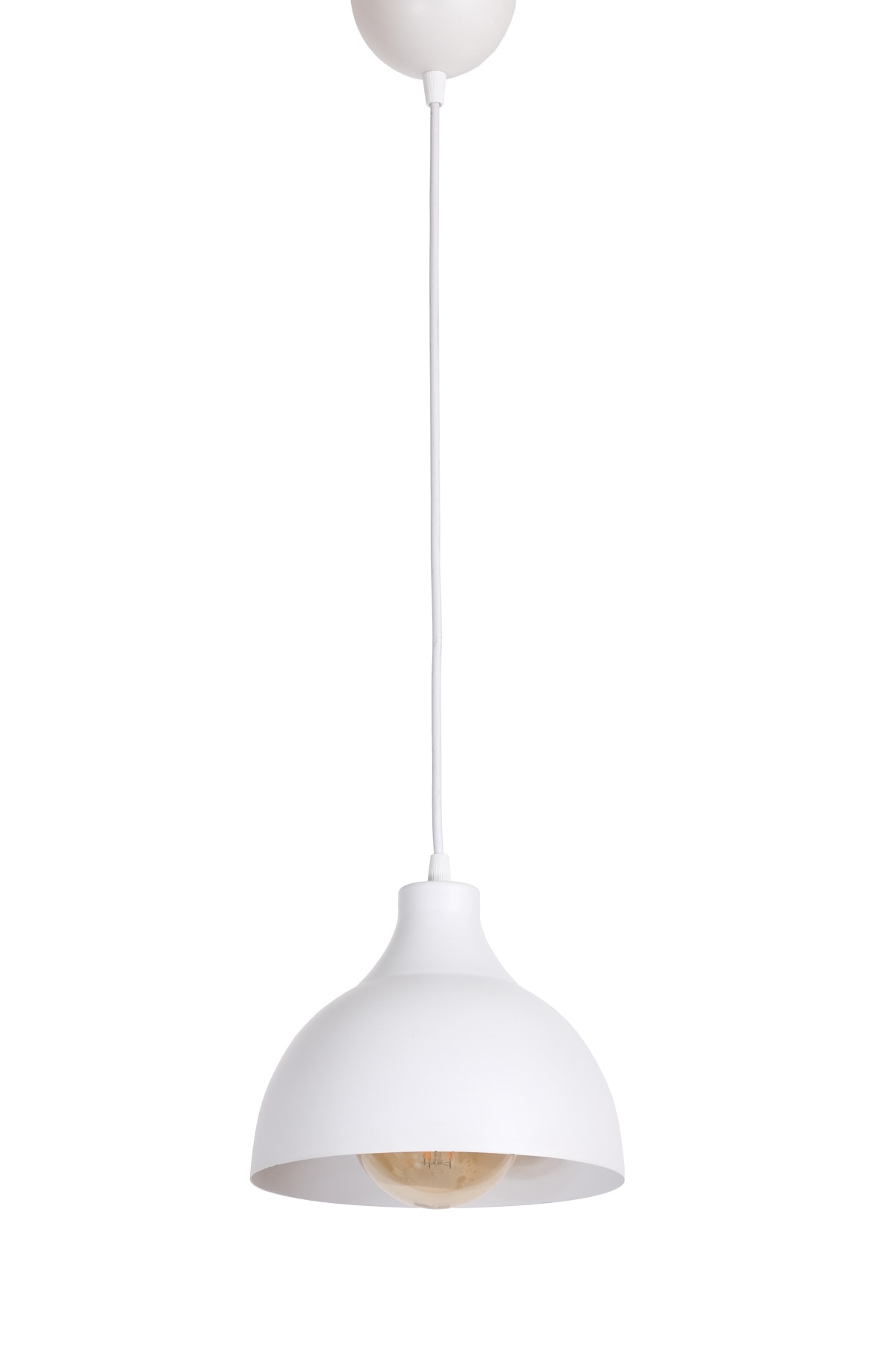 Rima Modern Tasarım Cafe - Mutfak - Salon - Hol Beyaz Renk Tekli Avize KÜÇÜKSIVAMATEKLİ - Fer Avize