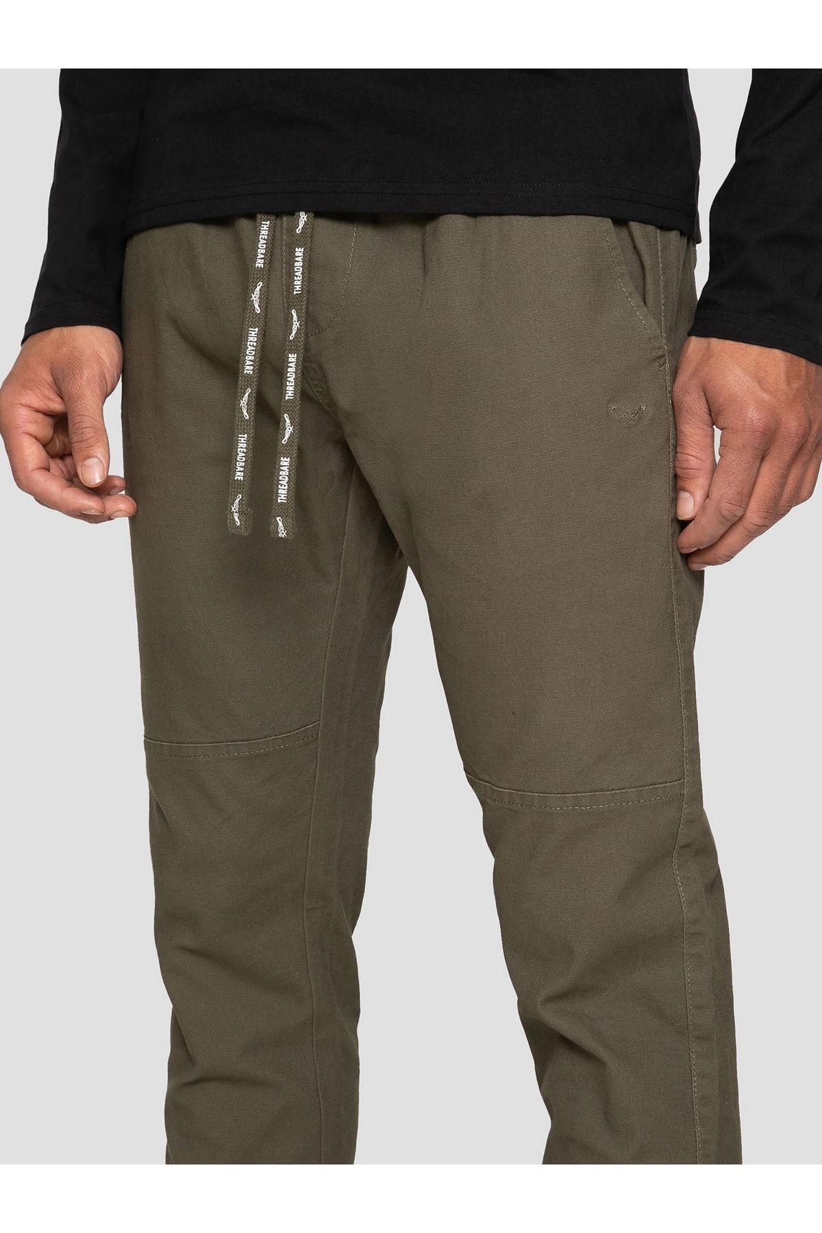 Threadbare Jogginghose Khaki Straight Fast ausverkauft NZ9178
