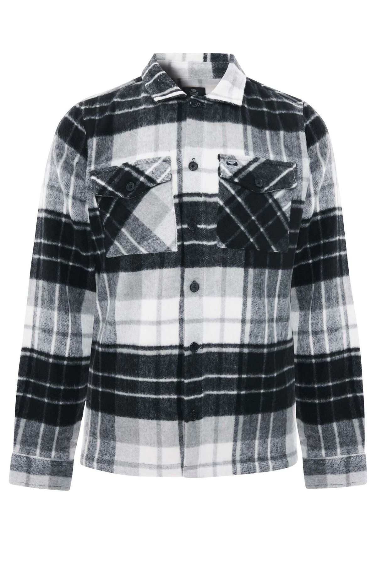 Threadbare Hemd Grau Relaxed Fit Fast ausverkauft