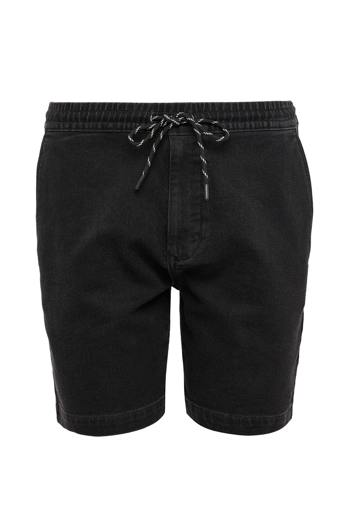 Threadbare Shorts Schwarz Mittlerer Bund