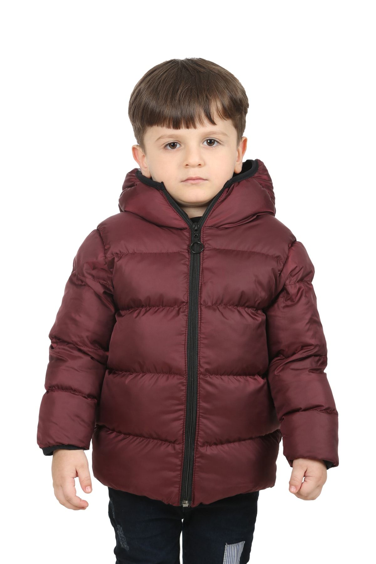 Boys best sale burgundy coat