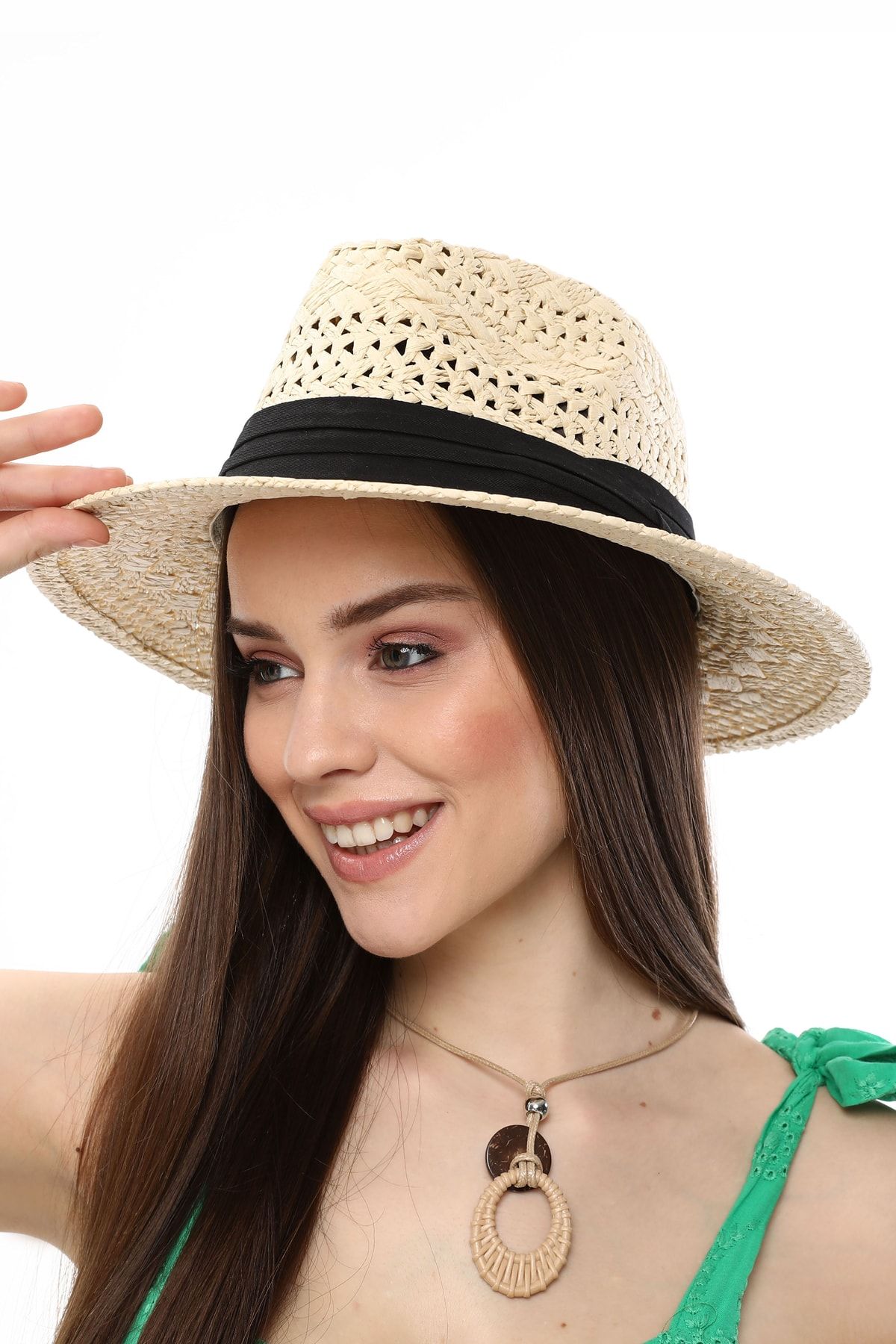 Aghilo-Women Panama Straw Hat Imported Limited Stock (WITH SUN SHADE GIFT) 6