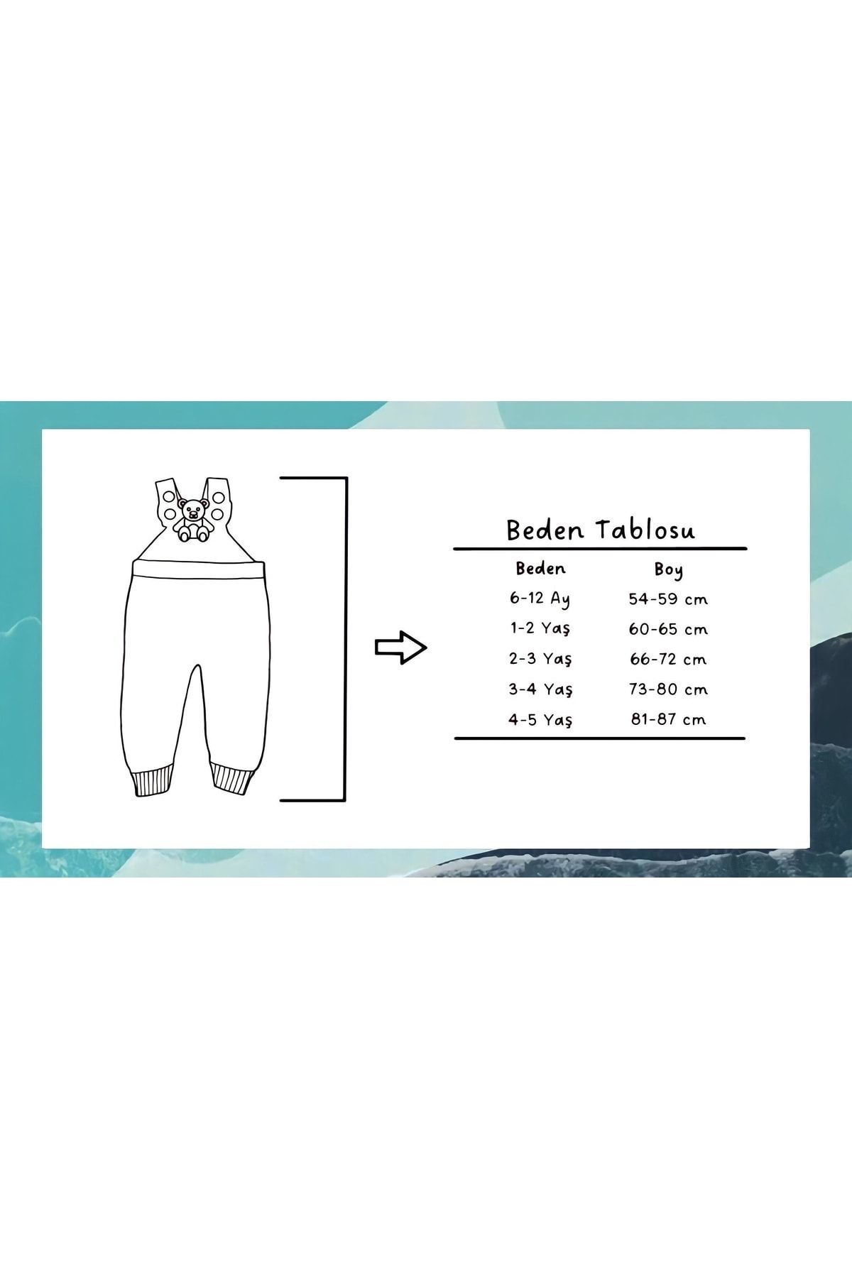 gogo bici-Adjustable Knitted Jumpsuit with Teddy Bear Leggings Salopette Flexible Baby Kids 6