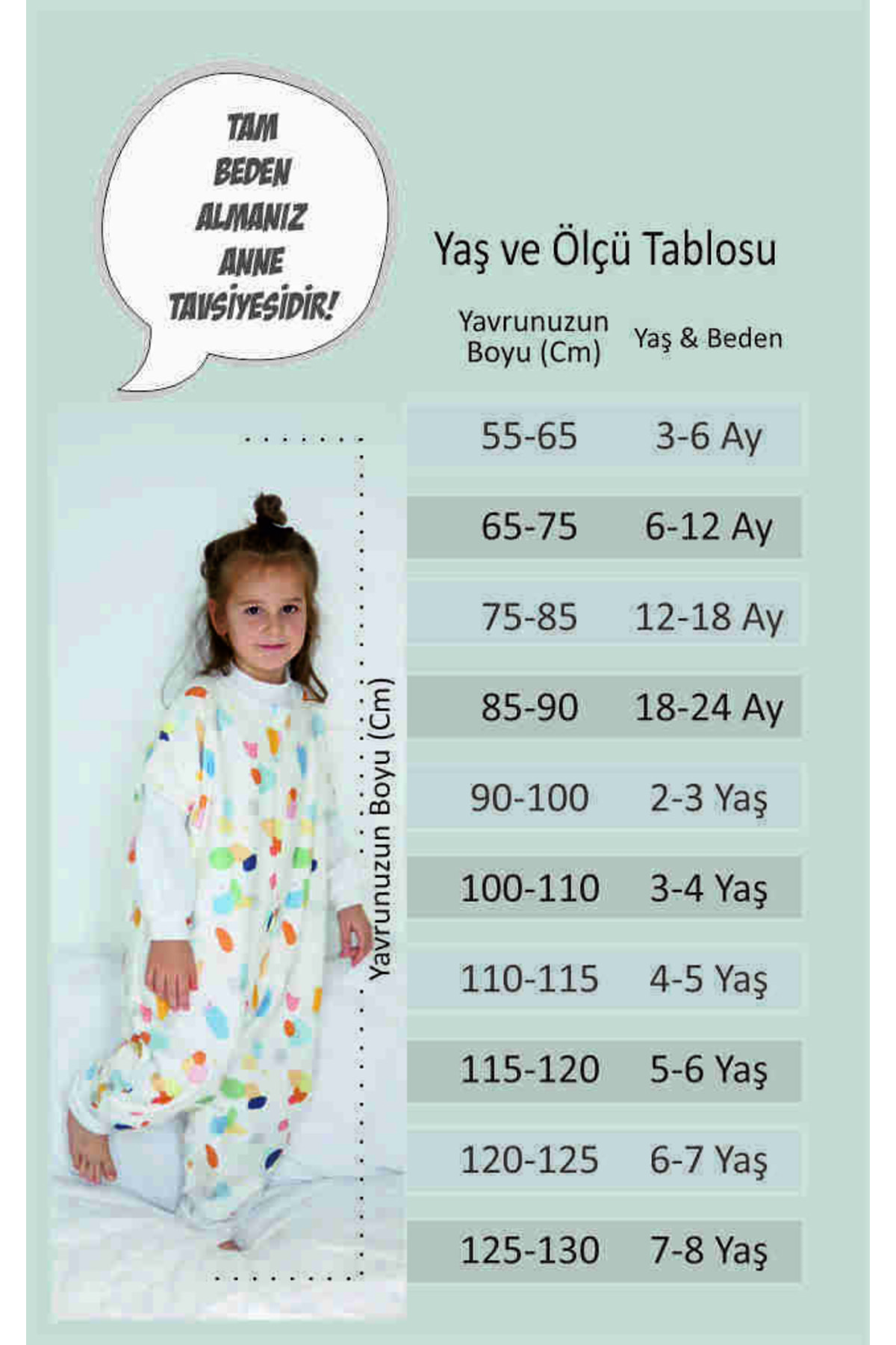 Ninna Kids 0.5 Tog (KISA KOLLU) Yazlık Bebek Ve Çocuk Uyku Tulumu-sleepy Bunny fotoğrafı 2 (önizleme)