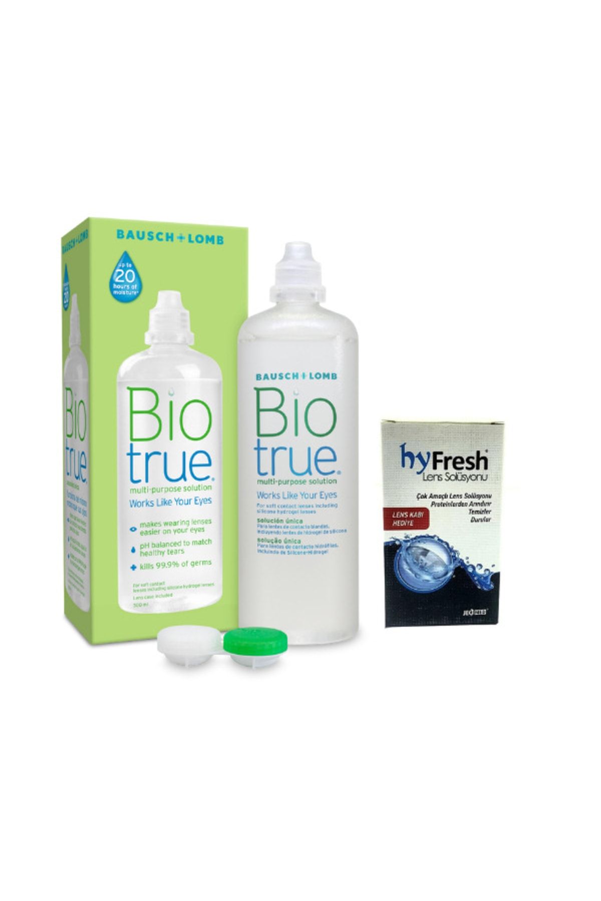 Bausch & Lomb Biotrue 300 Ml + Hy Fresh 60 Ml ( Ekonomik Paket )