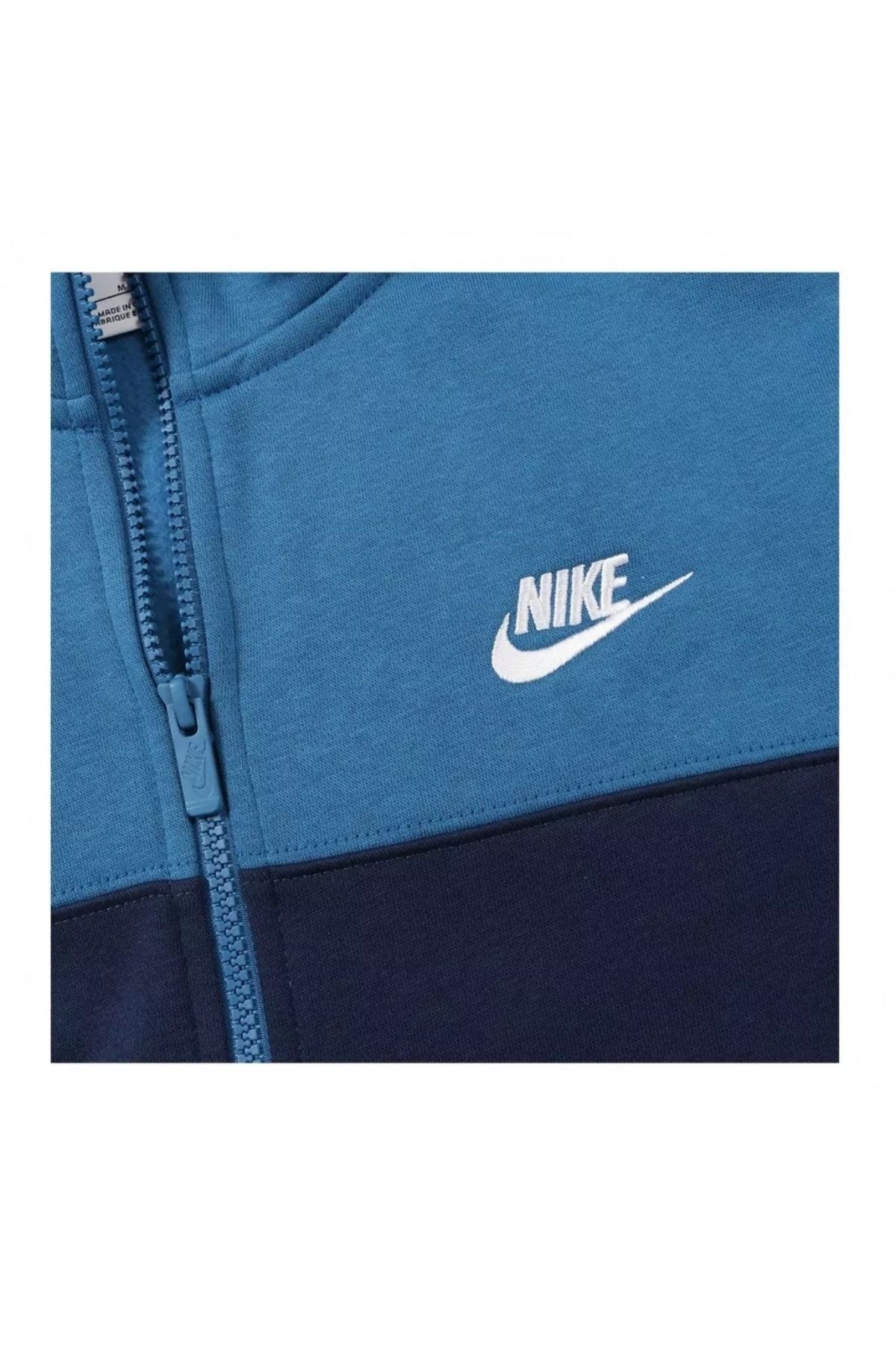 Nike chariot cheap fleece tracksuit blue