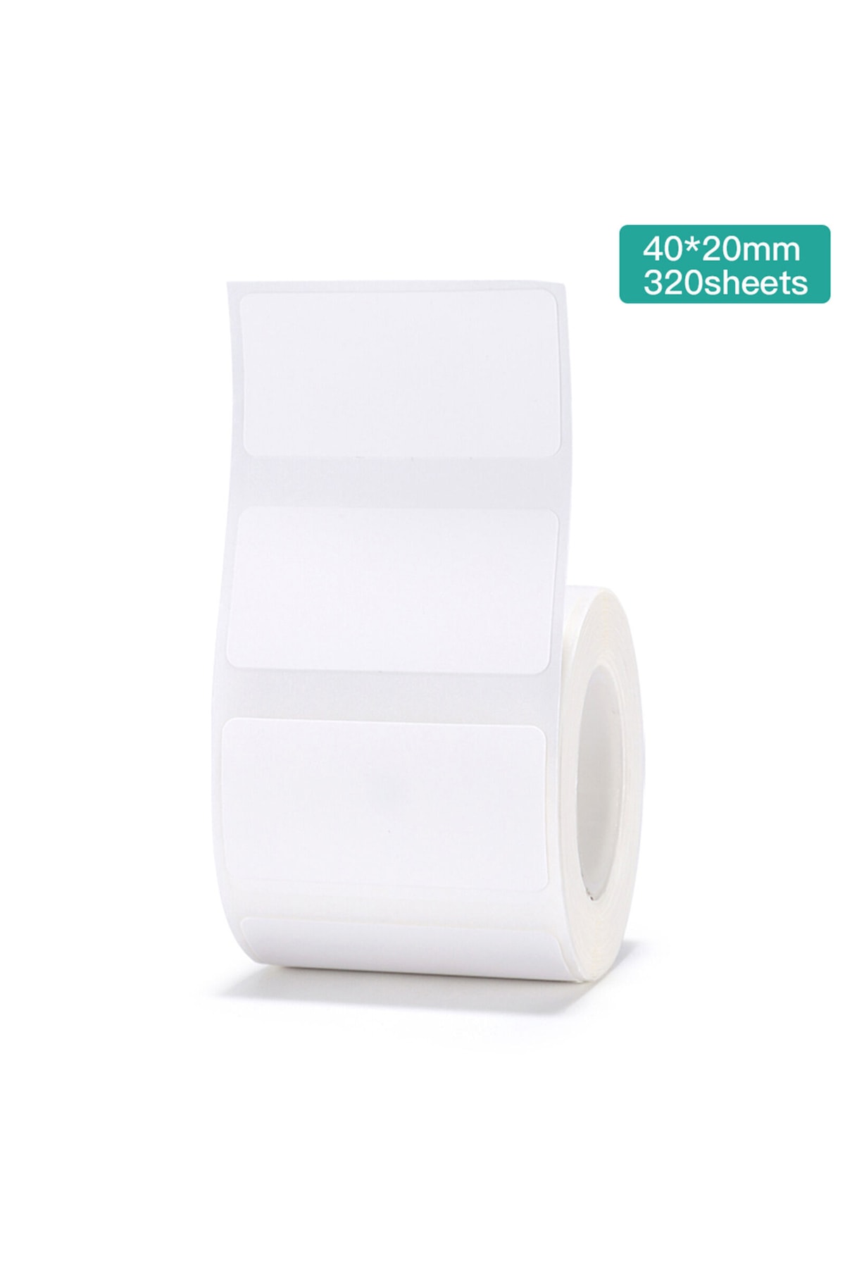 NiiMbot 40x20mm Beyaz Etiket B21/b1/b3s Için 320 Adet Yırtılmaz, Sudan Ve Yağdan Etkilenmez
