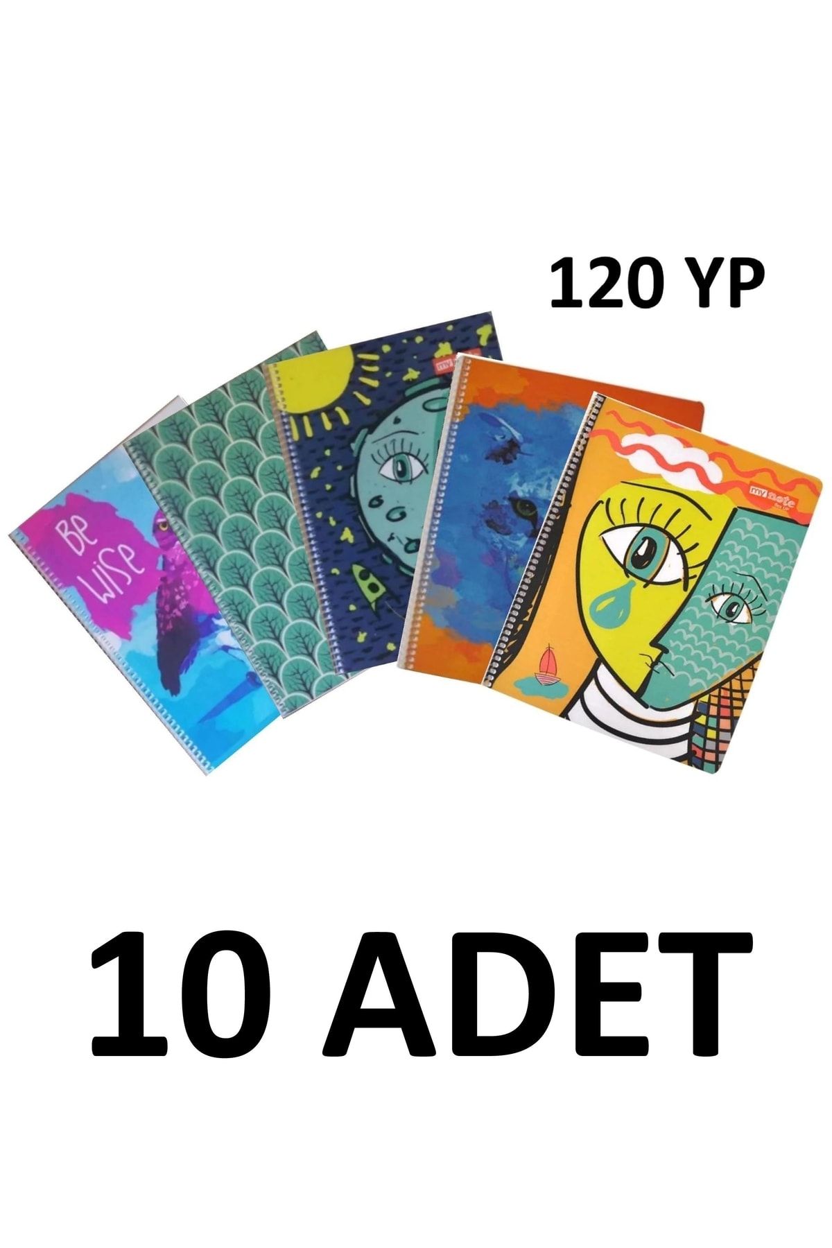 Mynote-120 Sheets Lined Notebook with 10 Flex Up Spiral 1