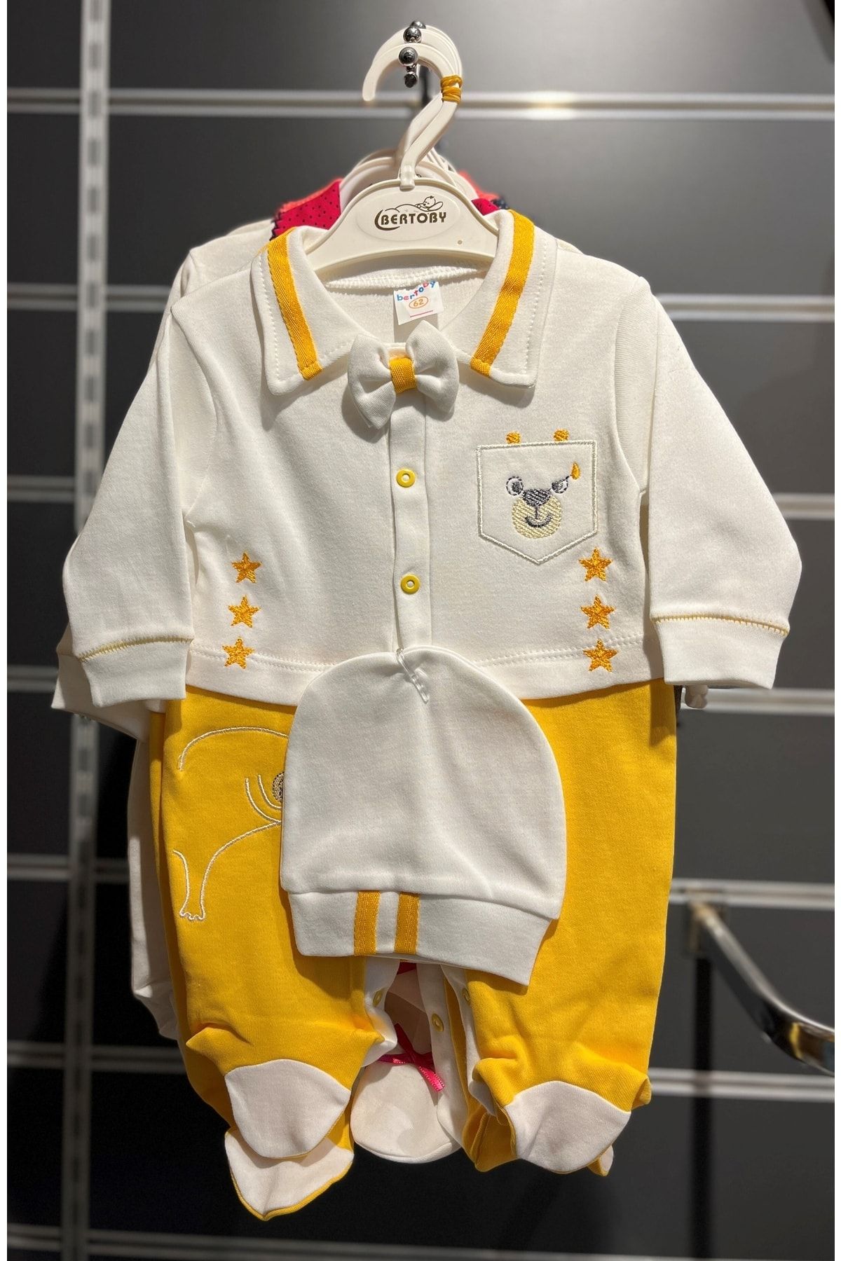 Yellow and clearance white romper