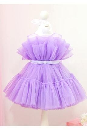 GNL BUTİK Kız Çocuk Lila Elbise