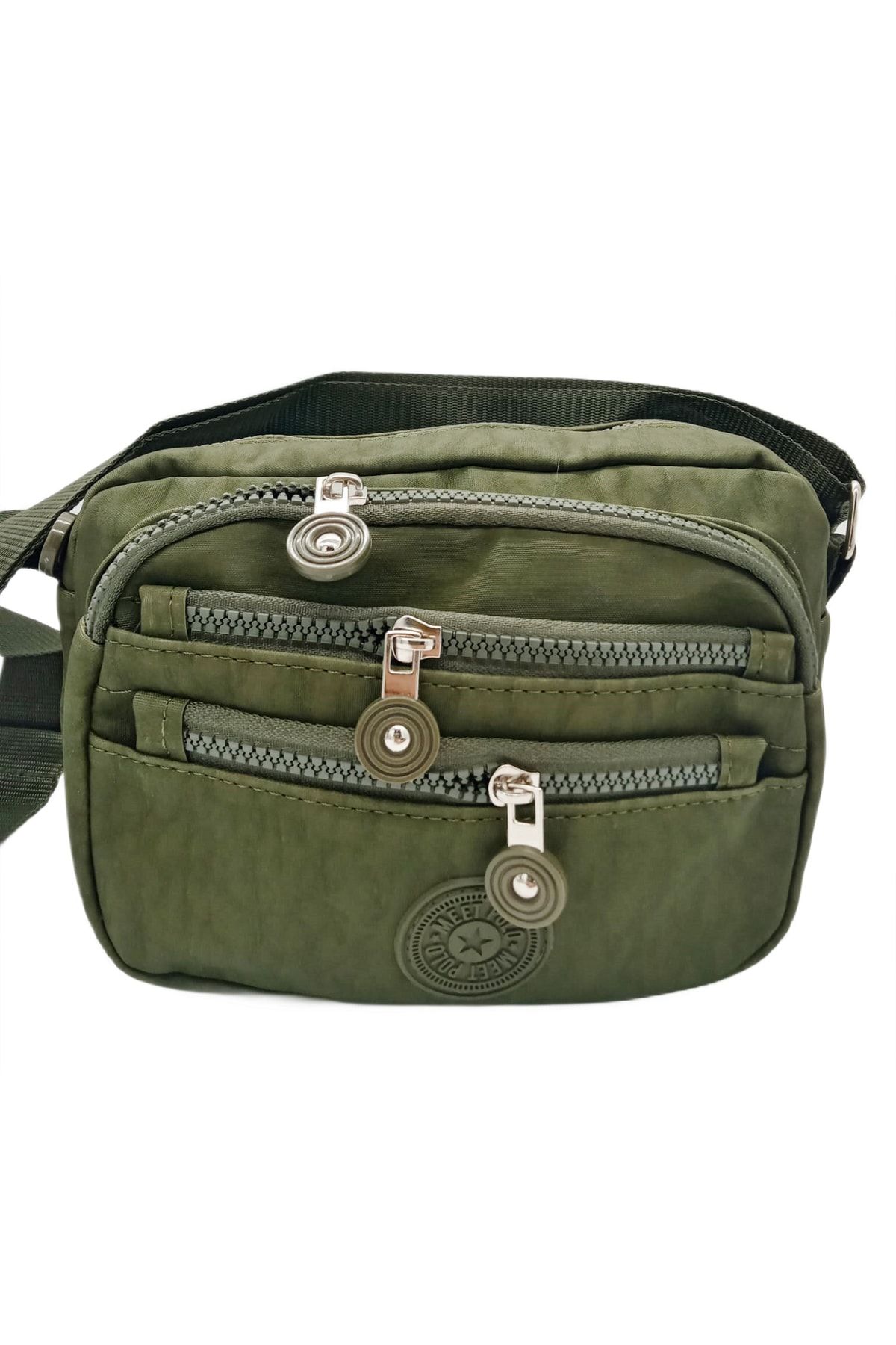 Posh Bags Shoulder Bag Khaki Plain Trendyol