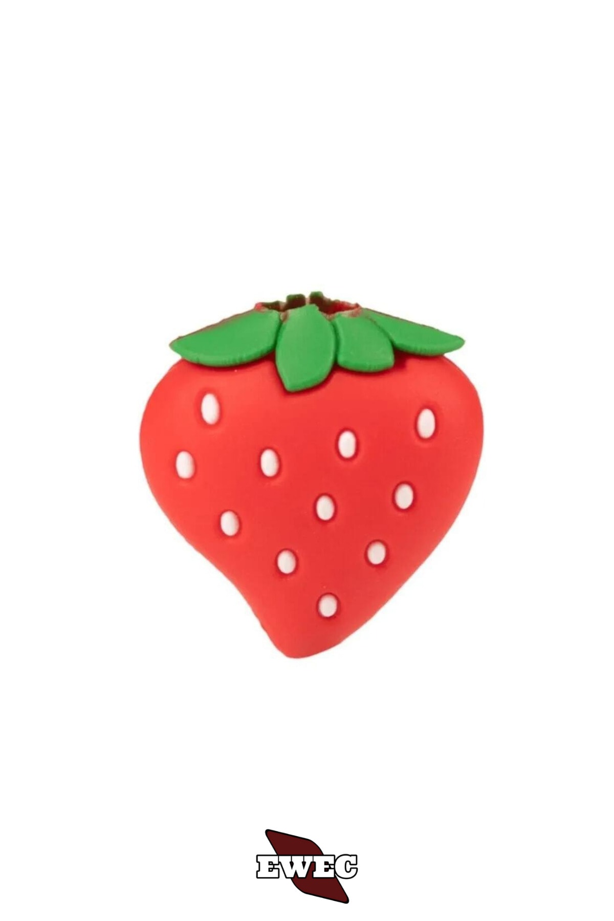 Cute Usb Cable Protector with Strawberry Figure, Silicone Charging Cable Protector