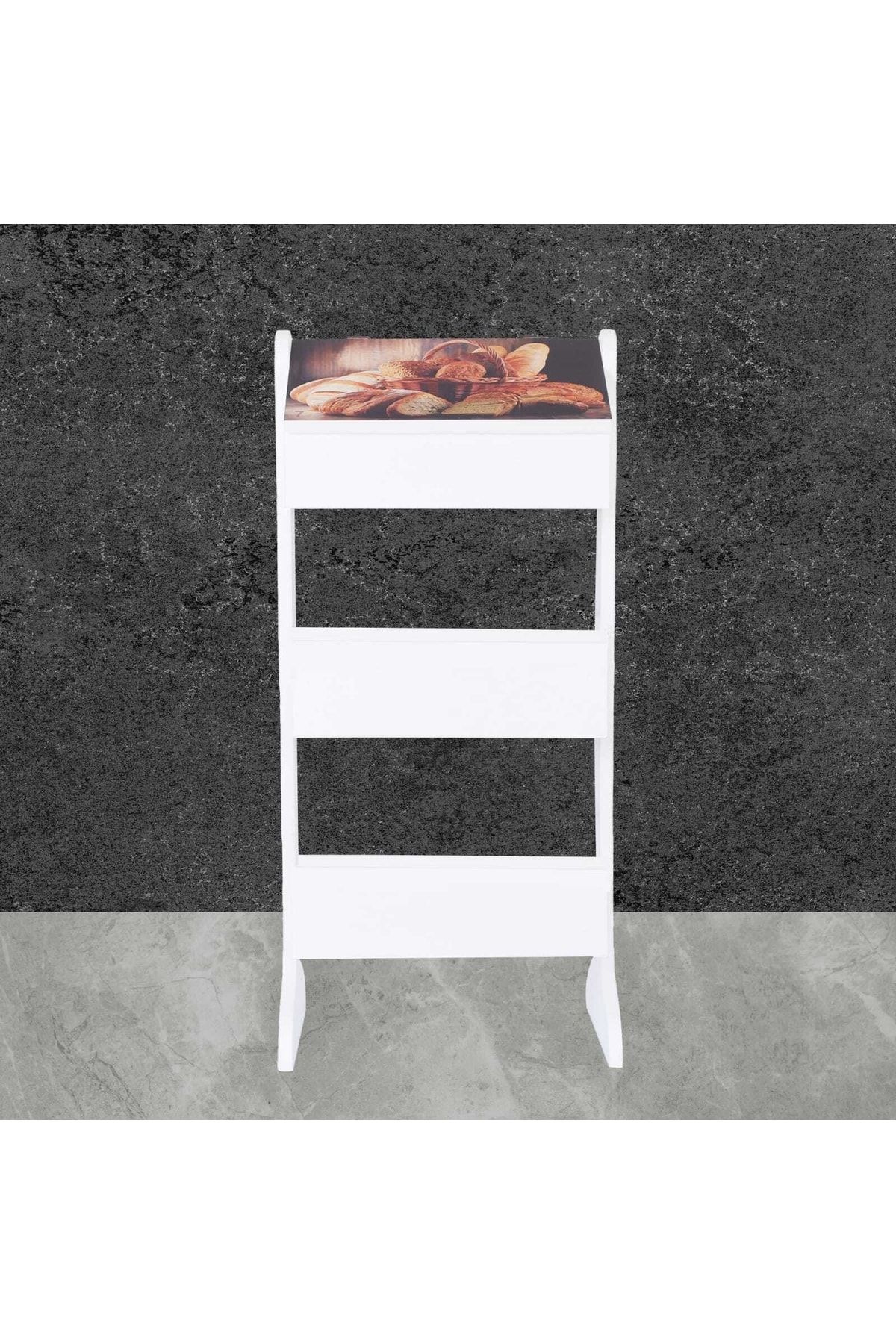 Yedi Home&Decor-Two-Tier Wooden Kitchen Shelf System with Bread Cabinet-vegetable cabinet_9027_breads 1