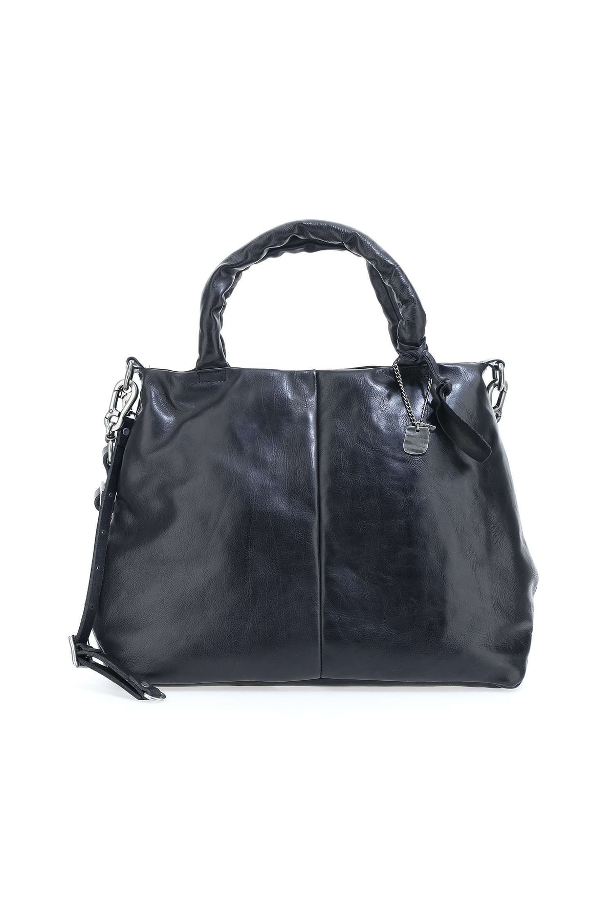 A.S.98 Handtasche Schwarz Unifarben Fast ausverkauft
