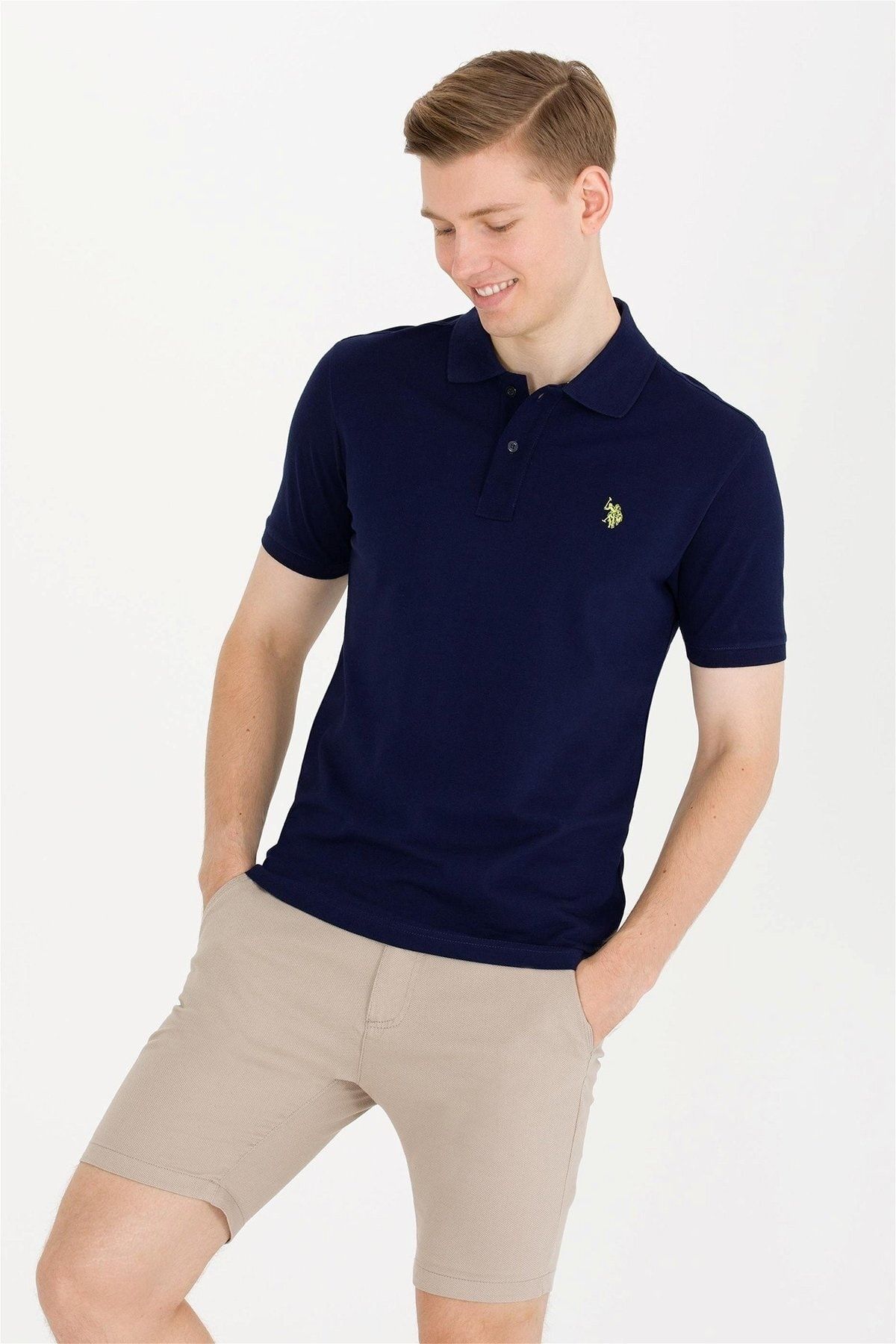 تی شرت آبی مردانه تیشرت اورجینال U.S. Polo Assn.